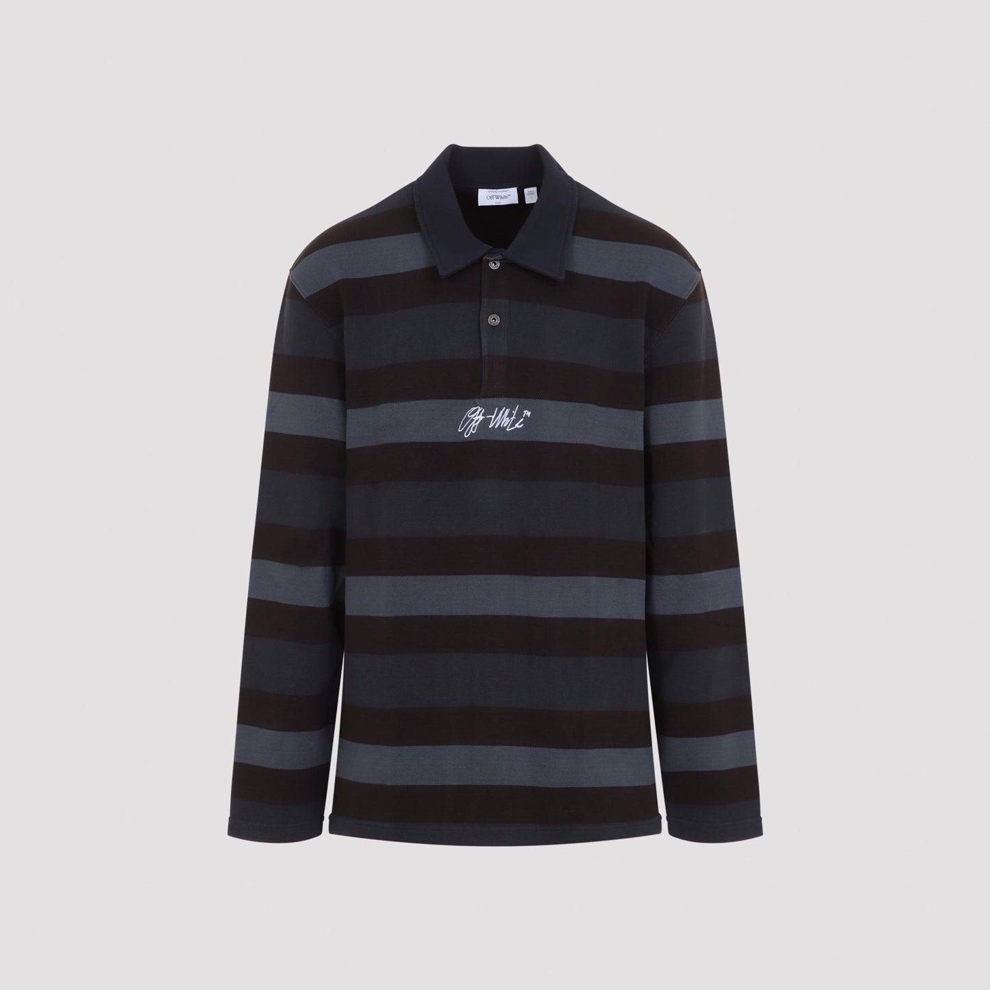 Off-White Stroke Relax L/S Polo Men OFF-WHITE