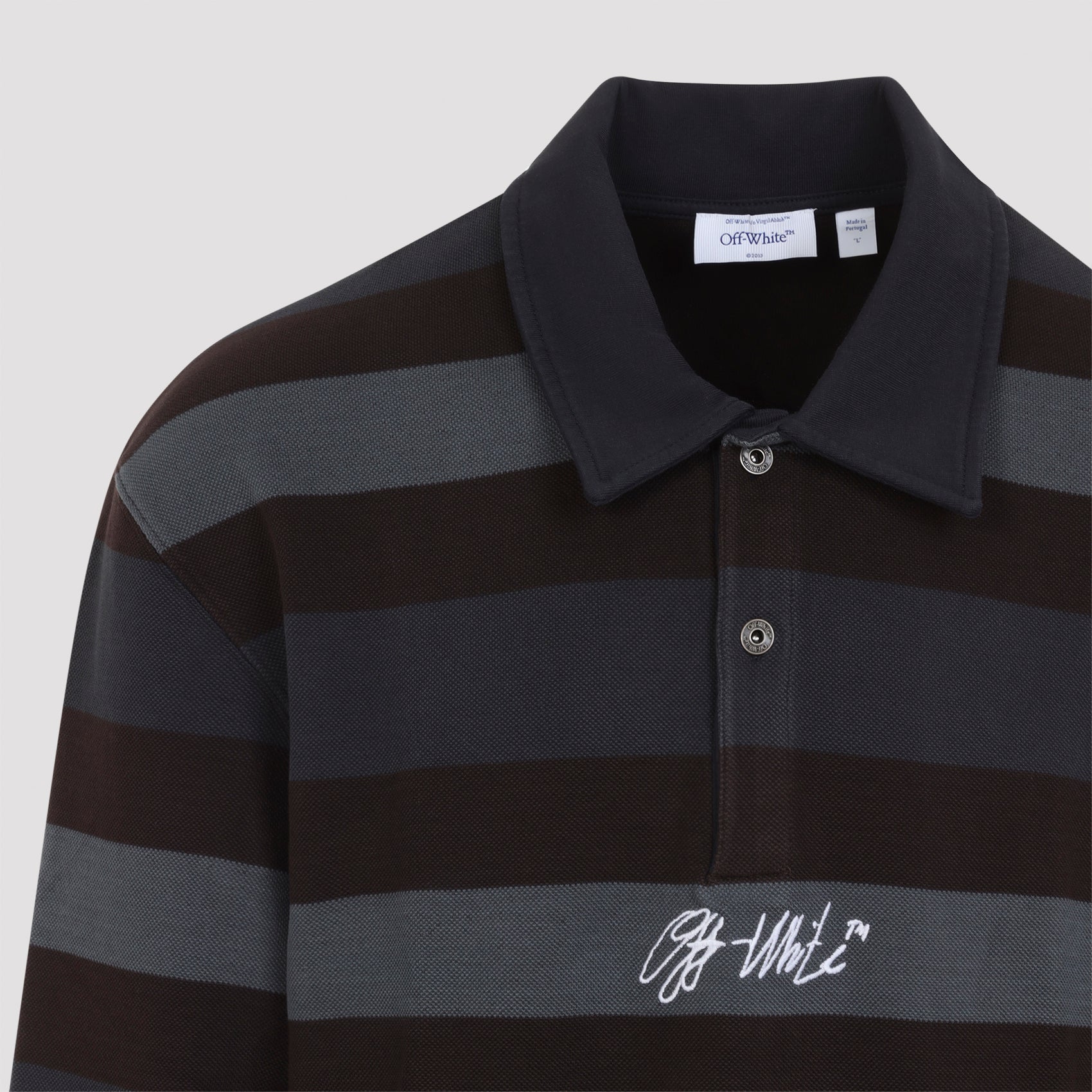 Off-White Stroke Relax L/S Polo Men OFF-WHITE