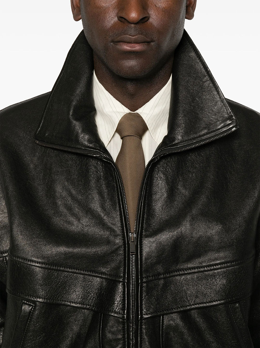 Saint Laurent Men Jacket In Bubbled Lambskin SAINT LAURENT