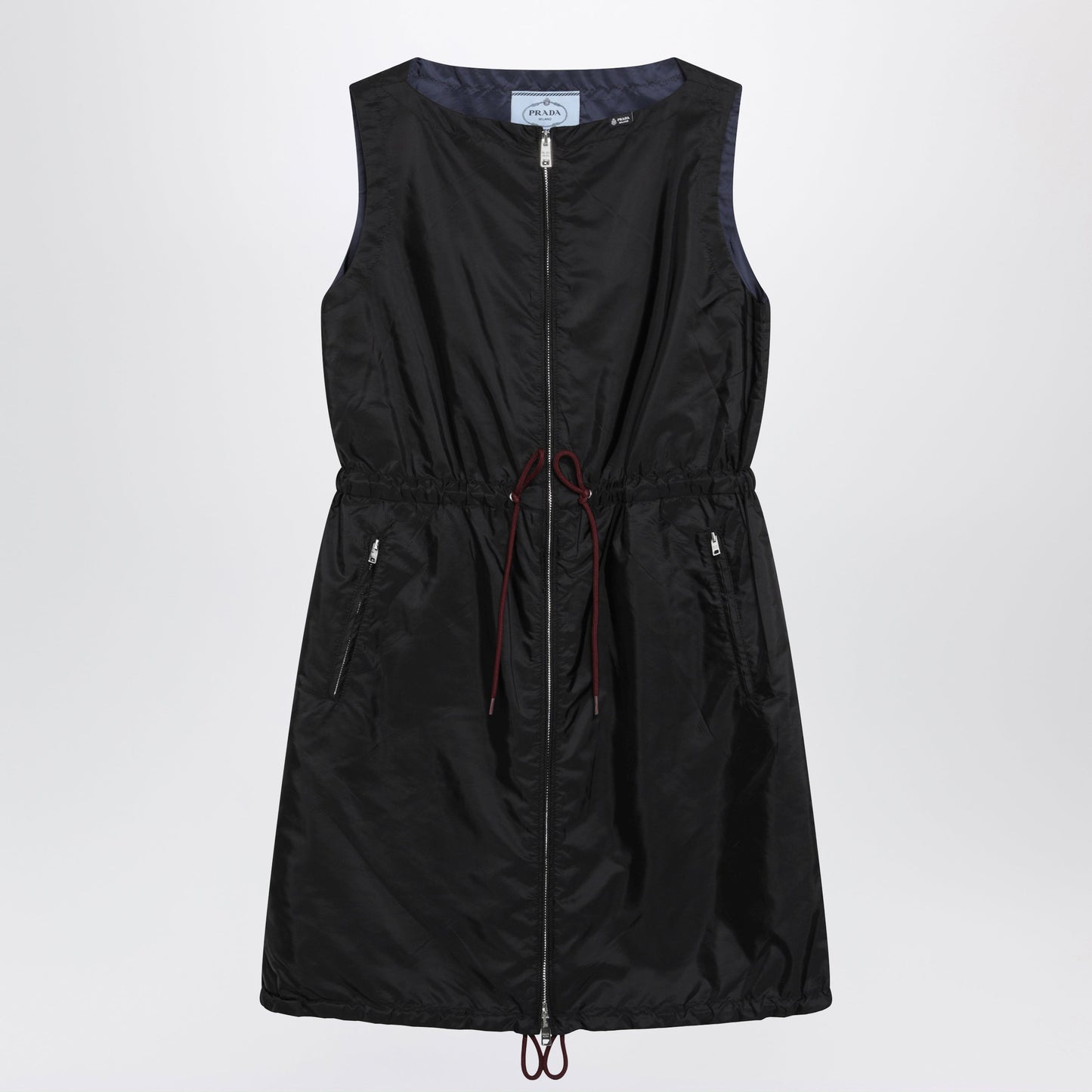 Prada Black Dress In Re-Nylon Women PRADA
