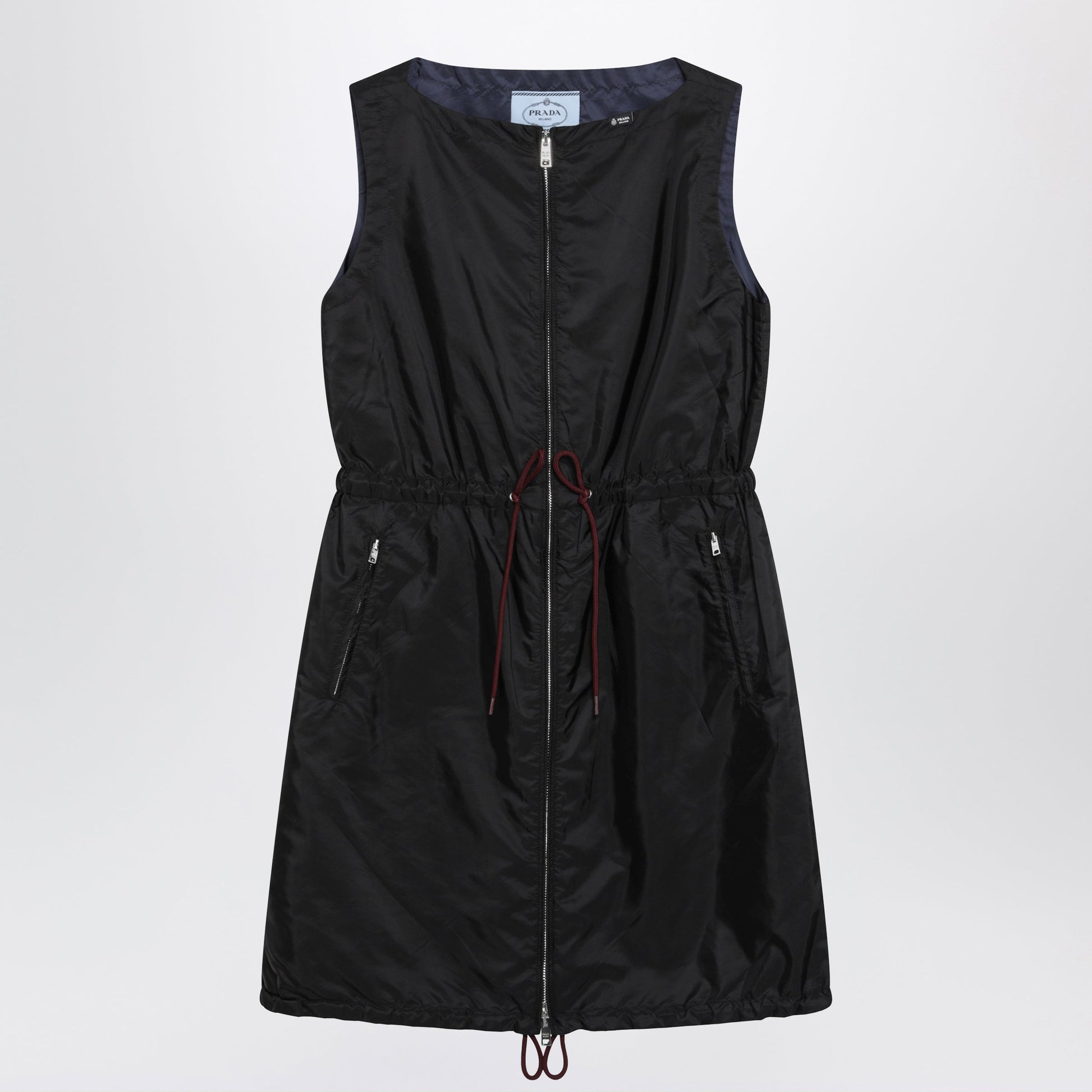 Prada Black Dress In Re-Nylon Women PRADA