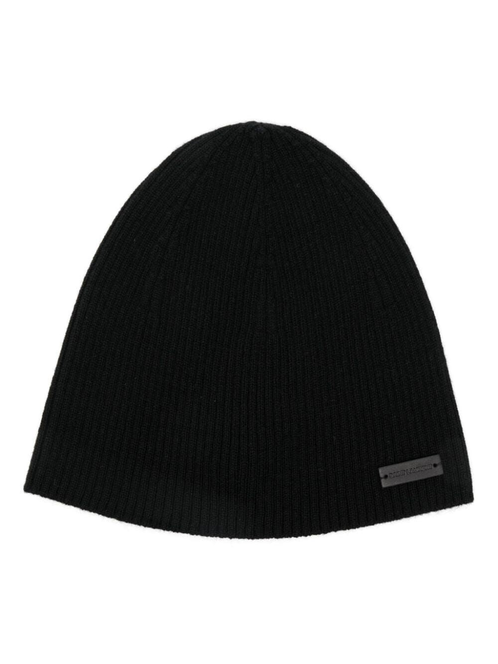 Saint Laurent Men Berretto Senza Risvolto A Costine SAINT LAURENT