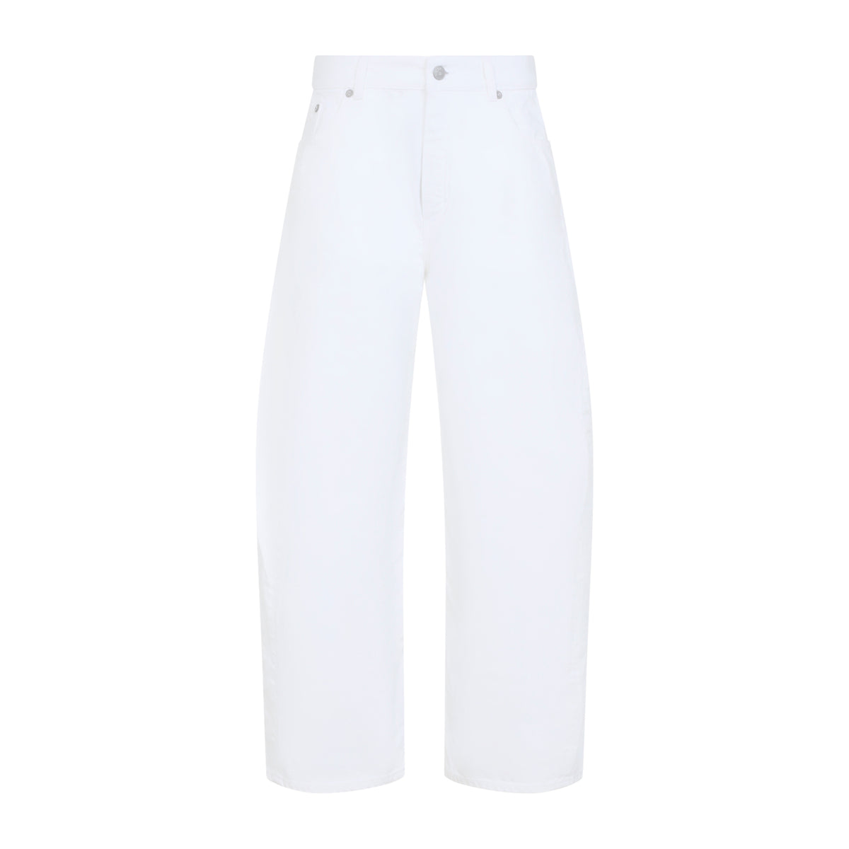Alaïa Rodeo Light White Denim Trousers Women ALAIA