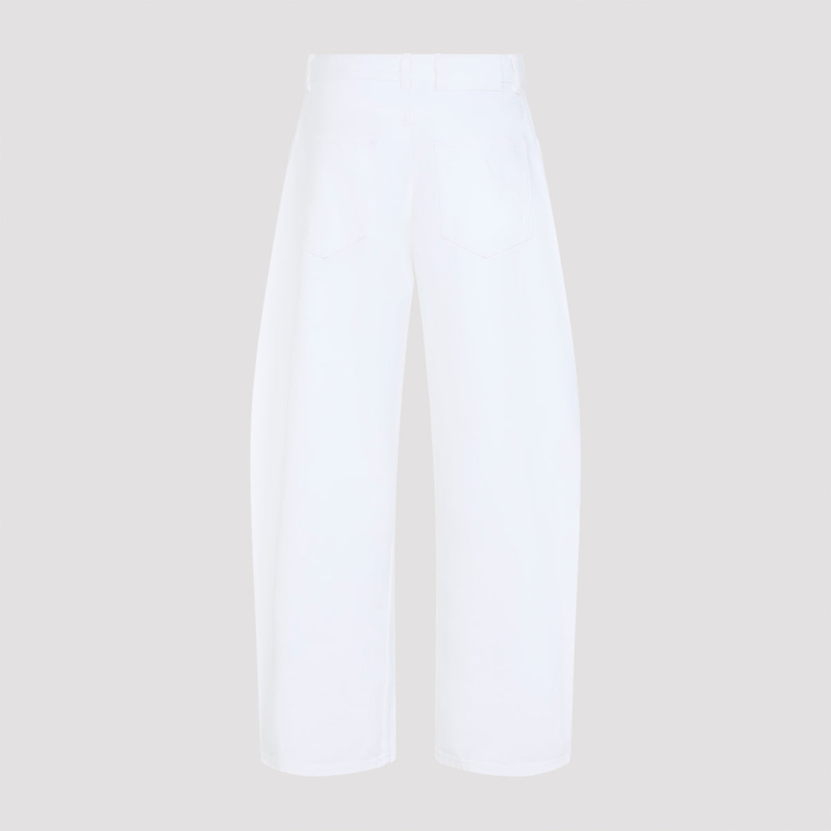 Alaïa Rodeo Light White Denim Trousers Women ALAIA