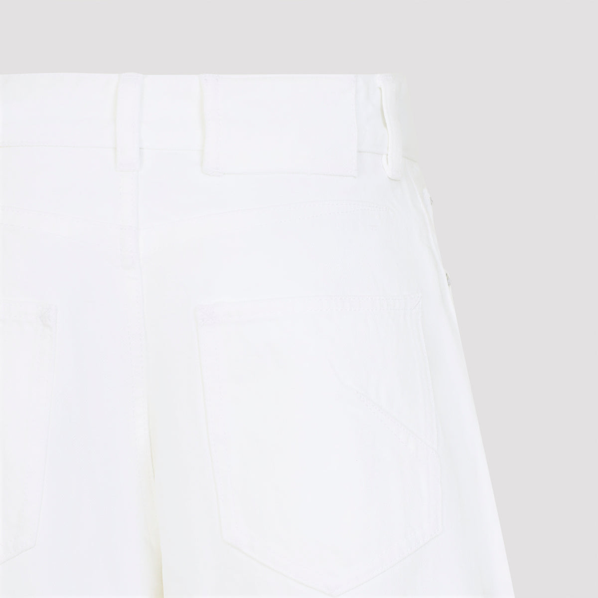 Alaïa Rodeo Light White Denim Trousers Women ALAIA