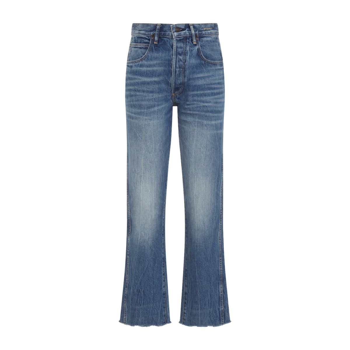 Tom Ford Stonewashed Denim Melanie Straight Trousers Women TOM FORD