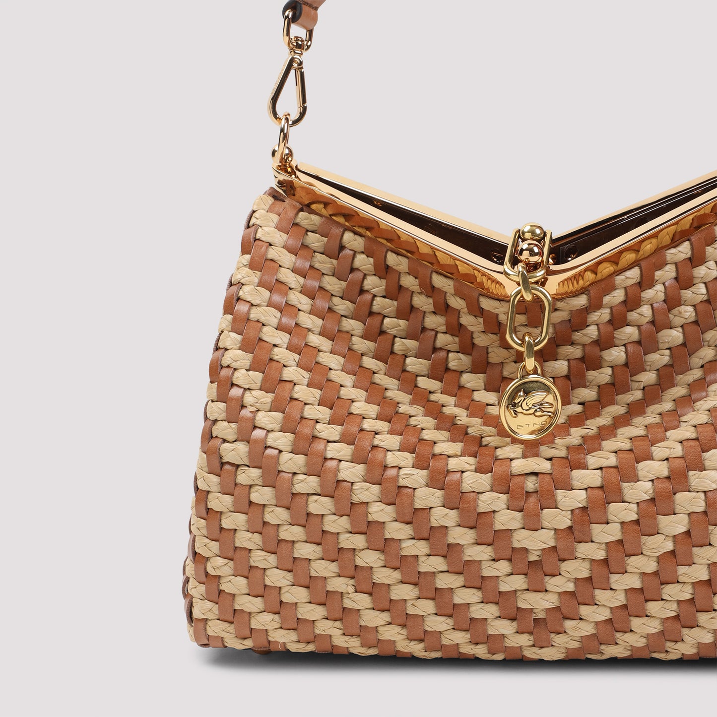 Etro Vela M Rafia Shoulder Bag Women ETRO