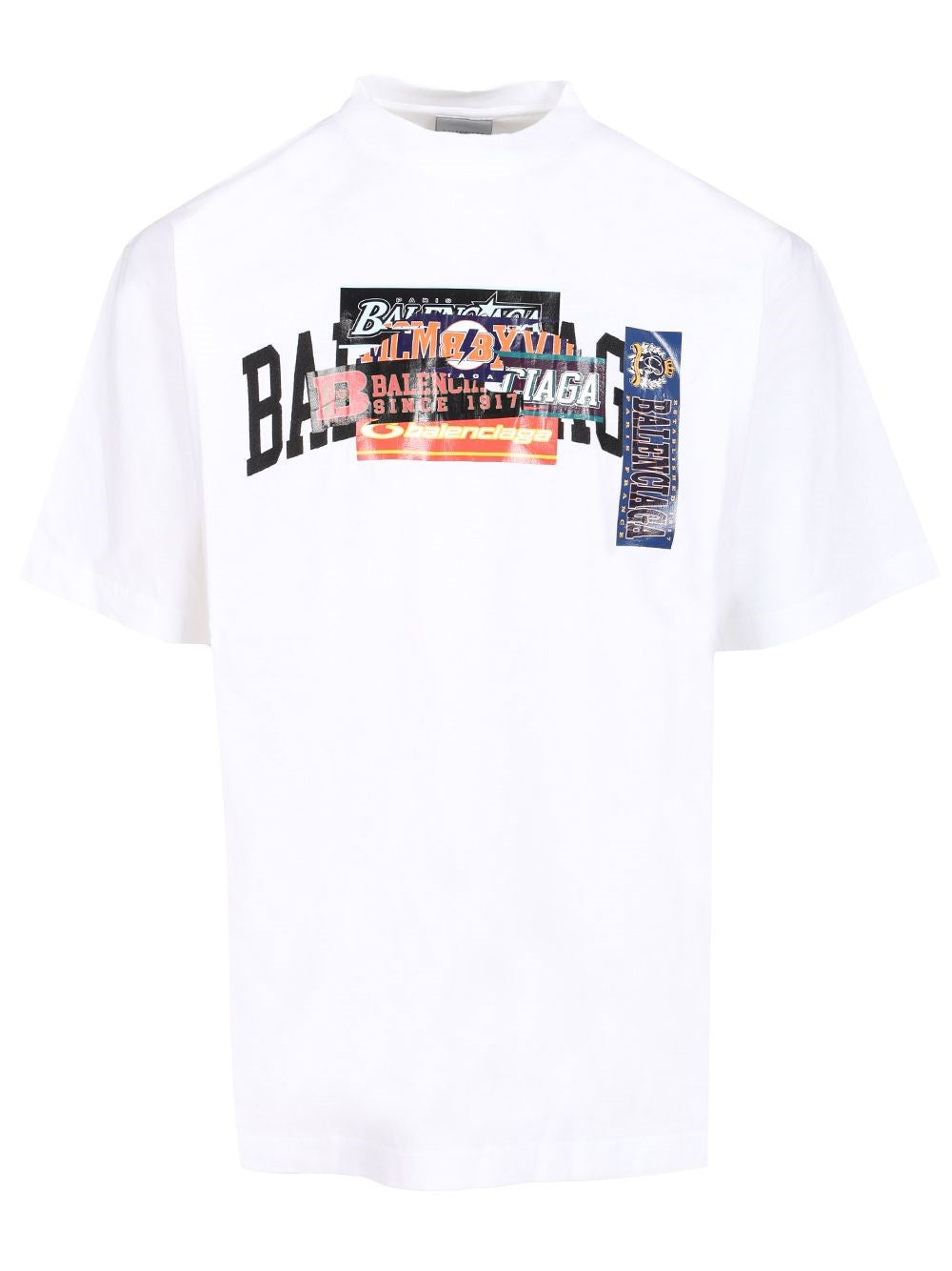 Balenciaga Men Bumper Stickers T-Shirt BALENCIAGA