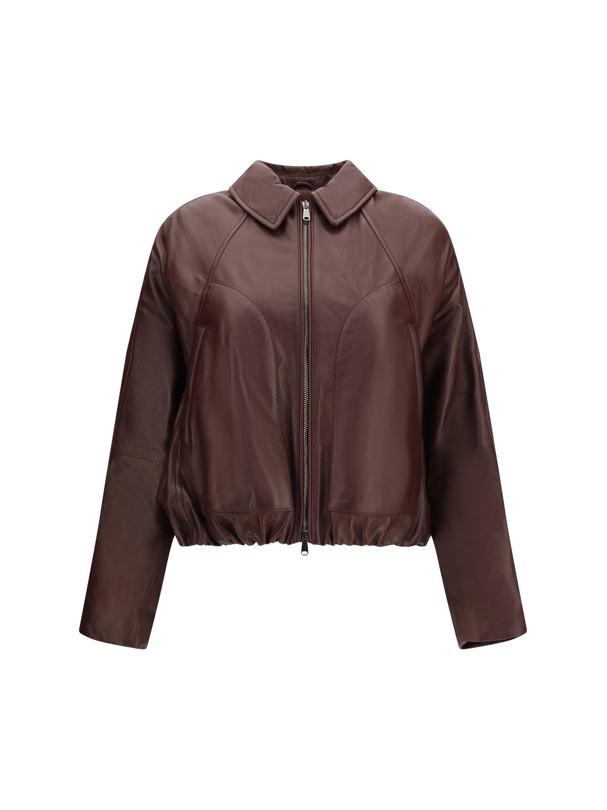 Brunello Cucinelli Women Nappa Jacket With Drawstring And Monili BRUNELLO CUCINELLI