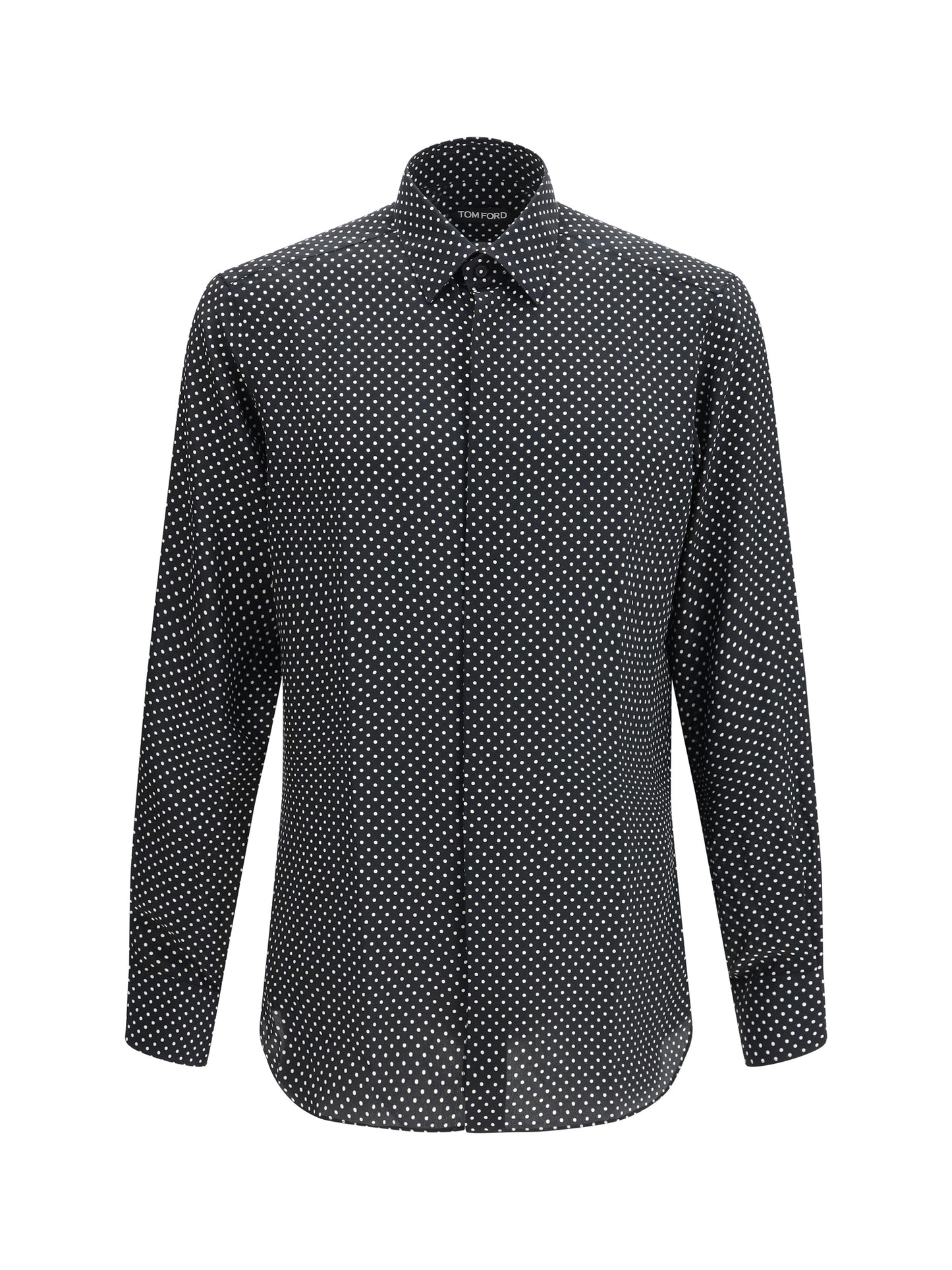 Tom Ford Men Crepe De Chine Polka Dot Shirt TOM FORD