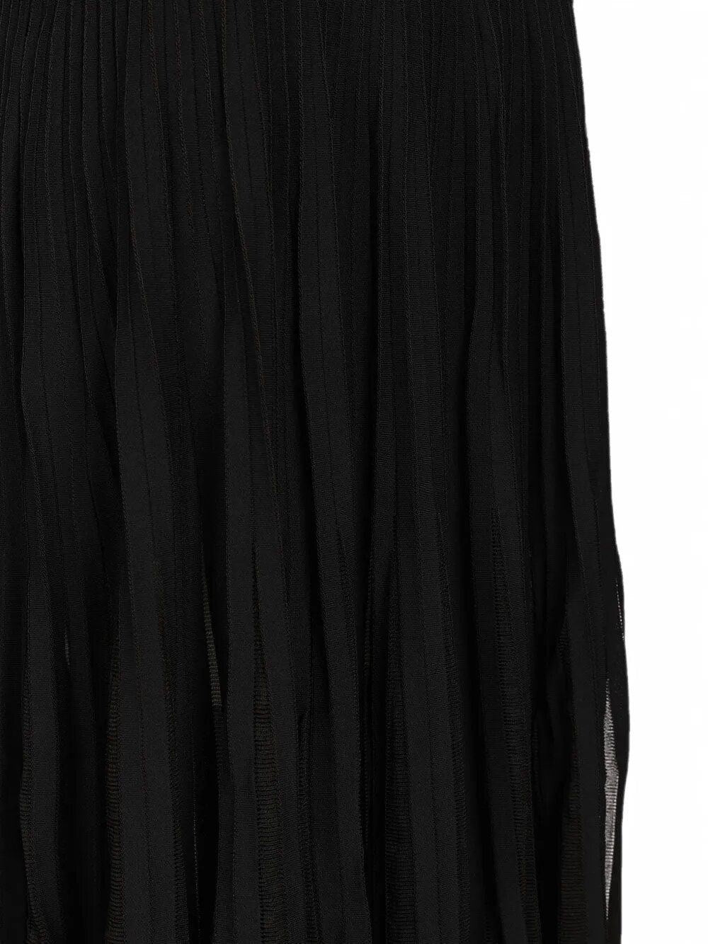 Alaïa Women Pleated Sheer Dress ALAIA