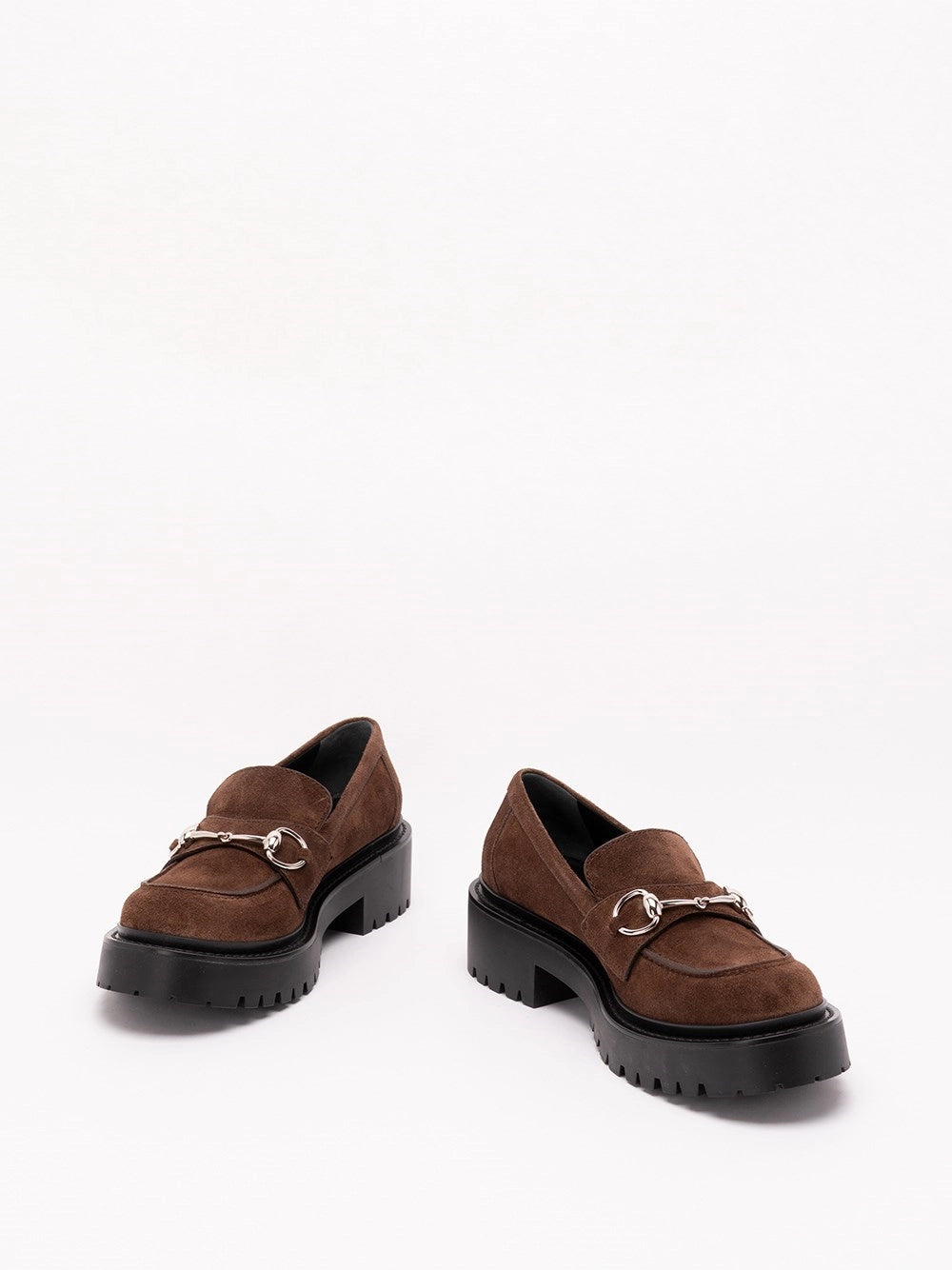 Gucci Women Loafers With Horsebit And Lug Sole GUCCI