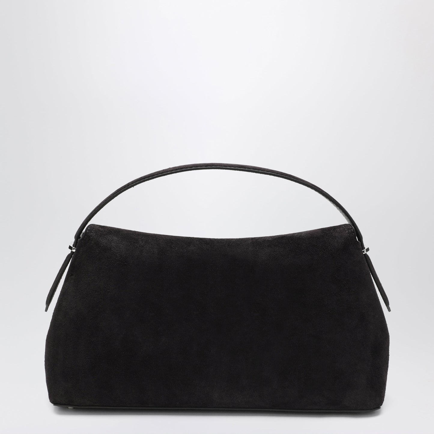 Toteme T-Lock Bag Brown Espresso In Suede Leather Women TOTEME