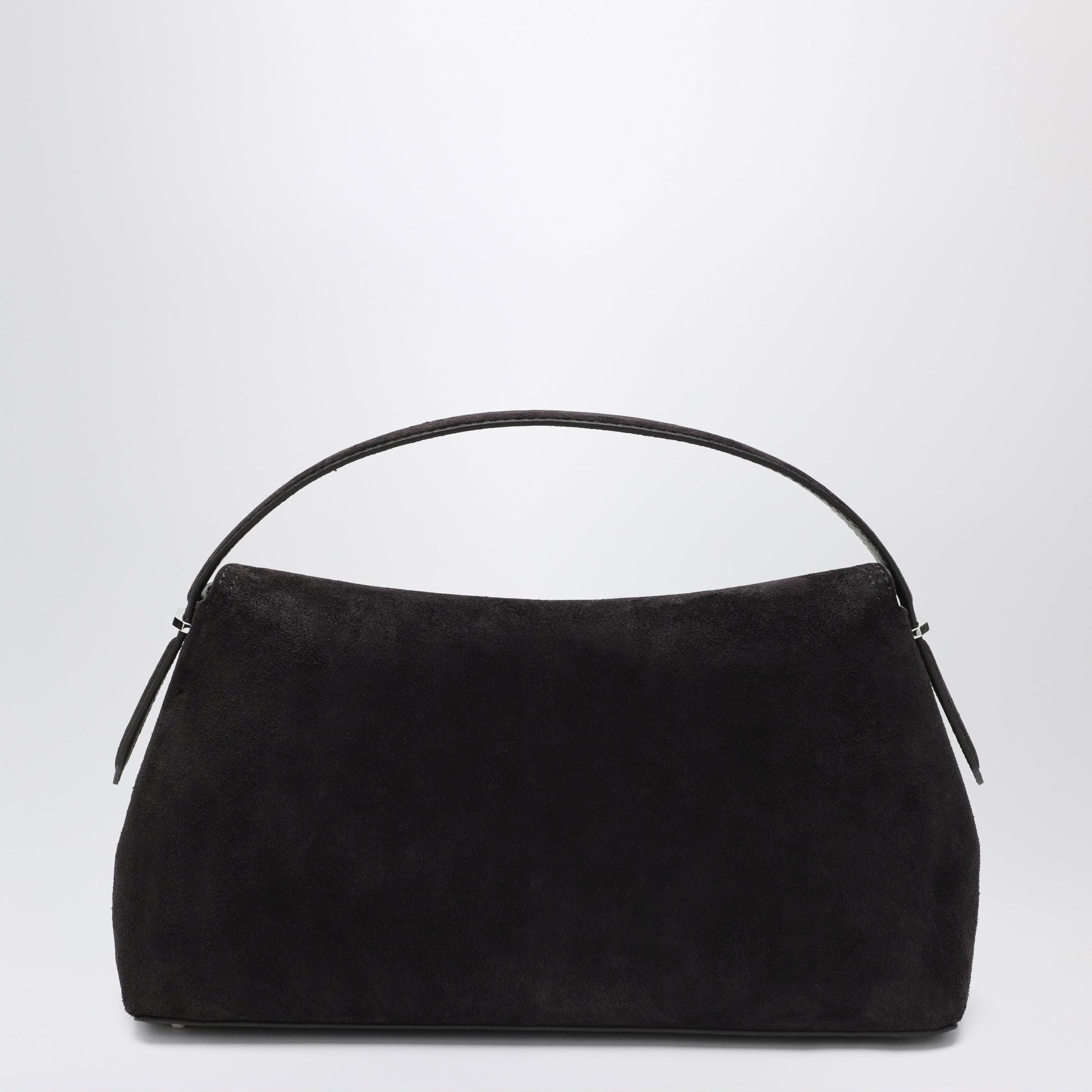 Toteme T-Lock Bag Brown Espresso In Suede Leather Women TOTEME
