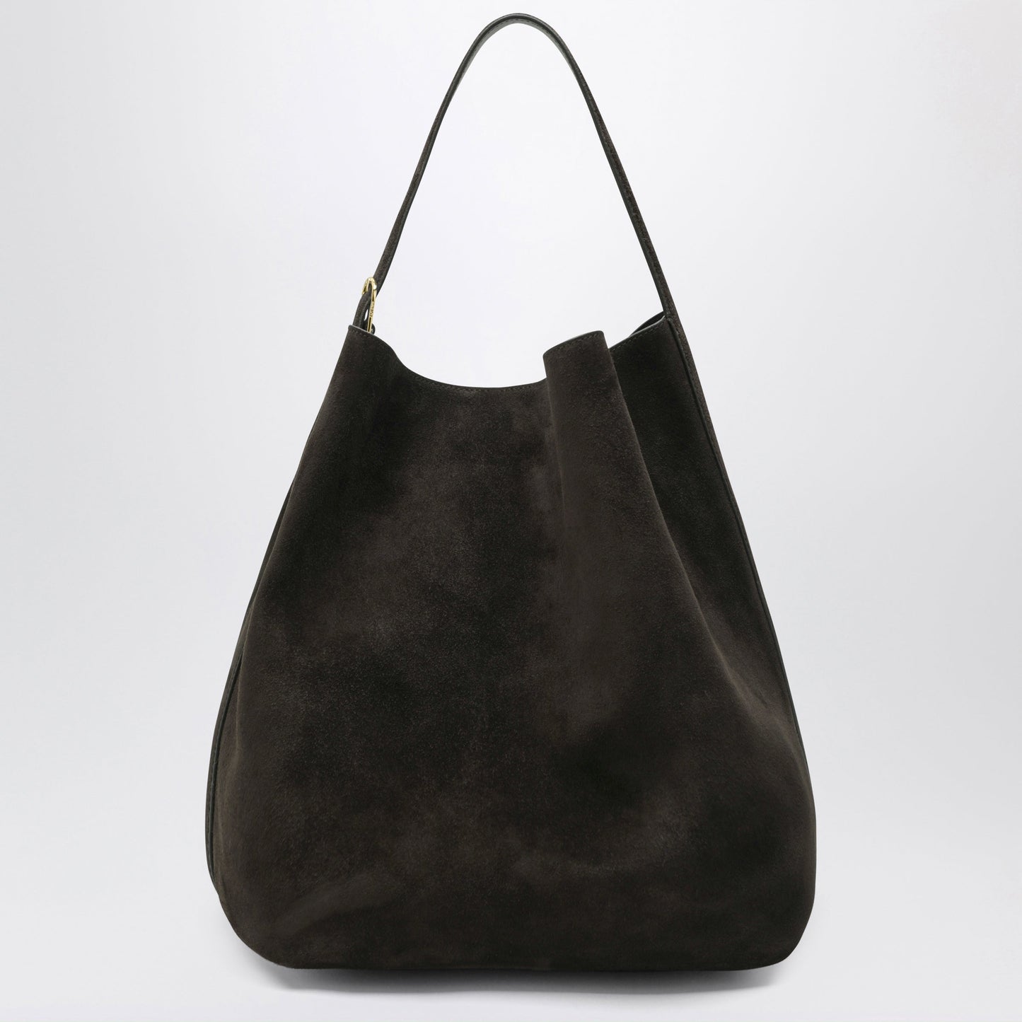 Toteme Espresso-Coloured Suede Tote Bag Women TOTEME