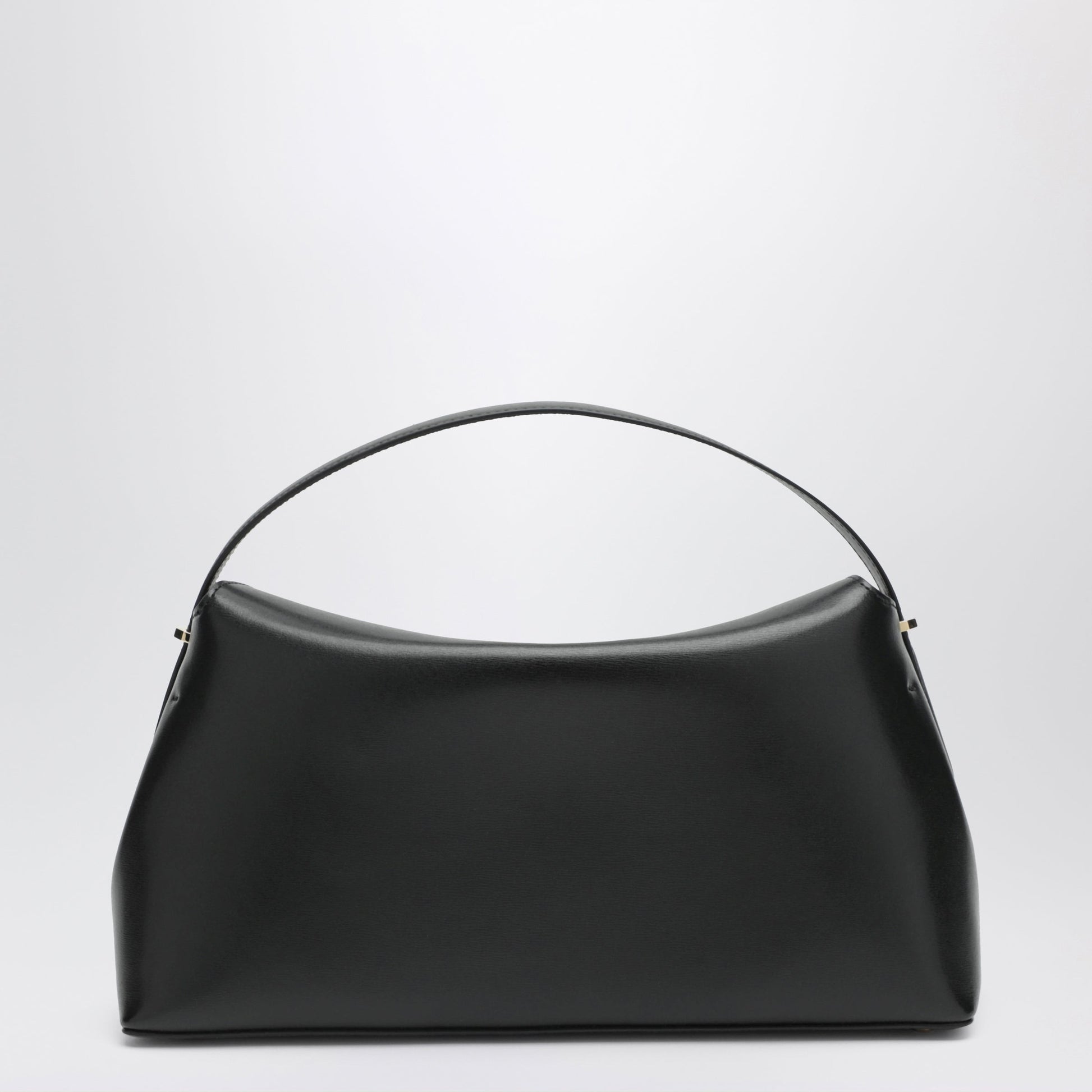 Toteme Black Leather T-Lock Bag Women TOTEME