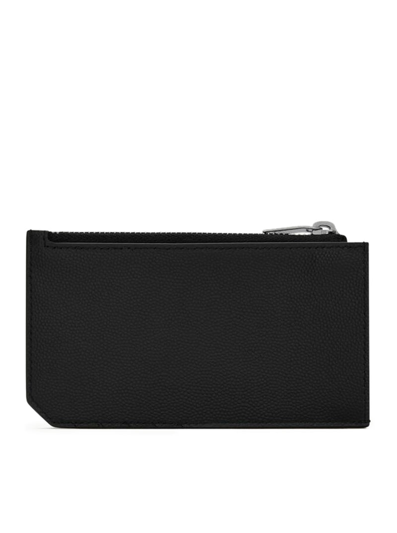 Saint Laurent Men Saint Laurent Paris Fragments Card Holder With Zip SAINT LAURENT