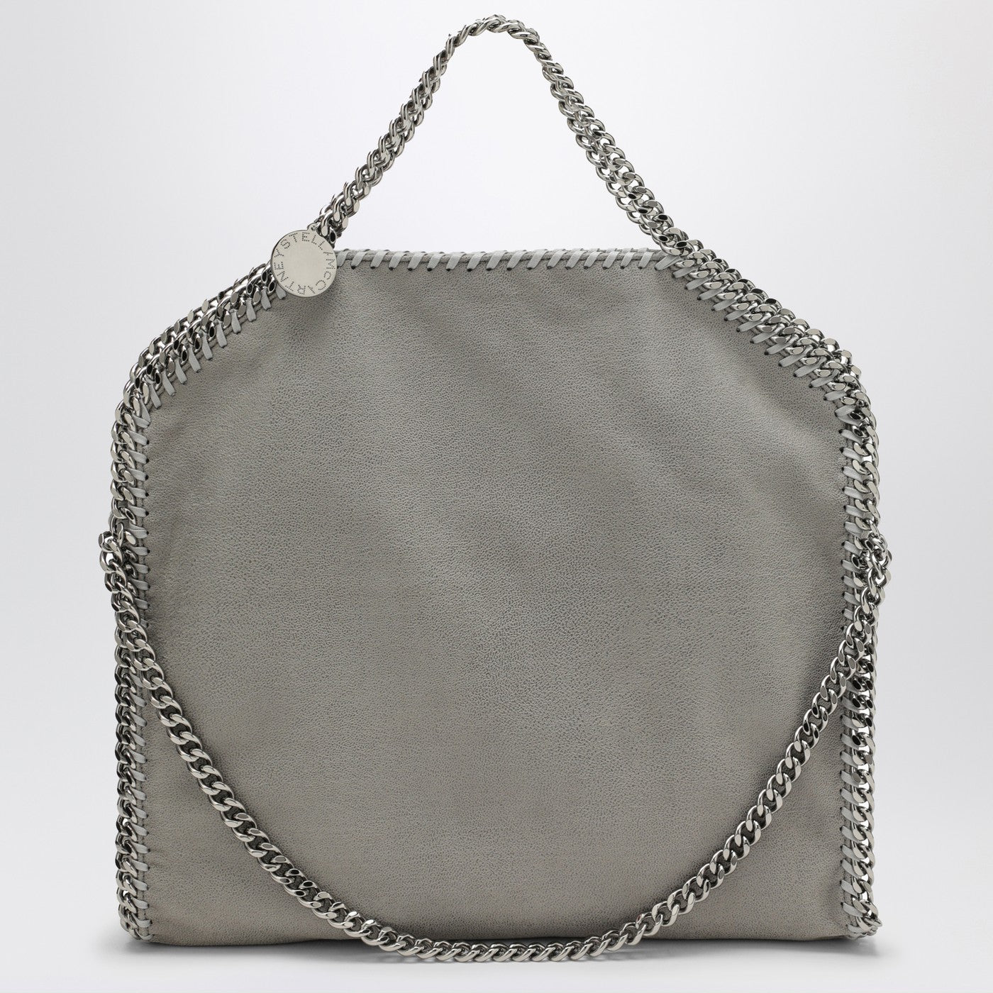 Stella Mccartney Light Grey Falabella Fold Over Tote Bag Women STELLA MCCARTNEY