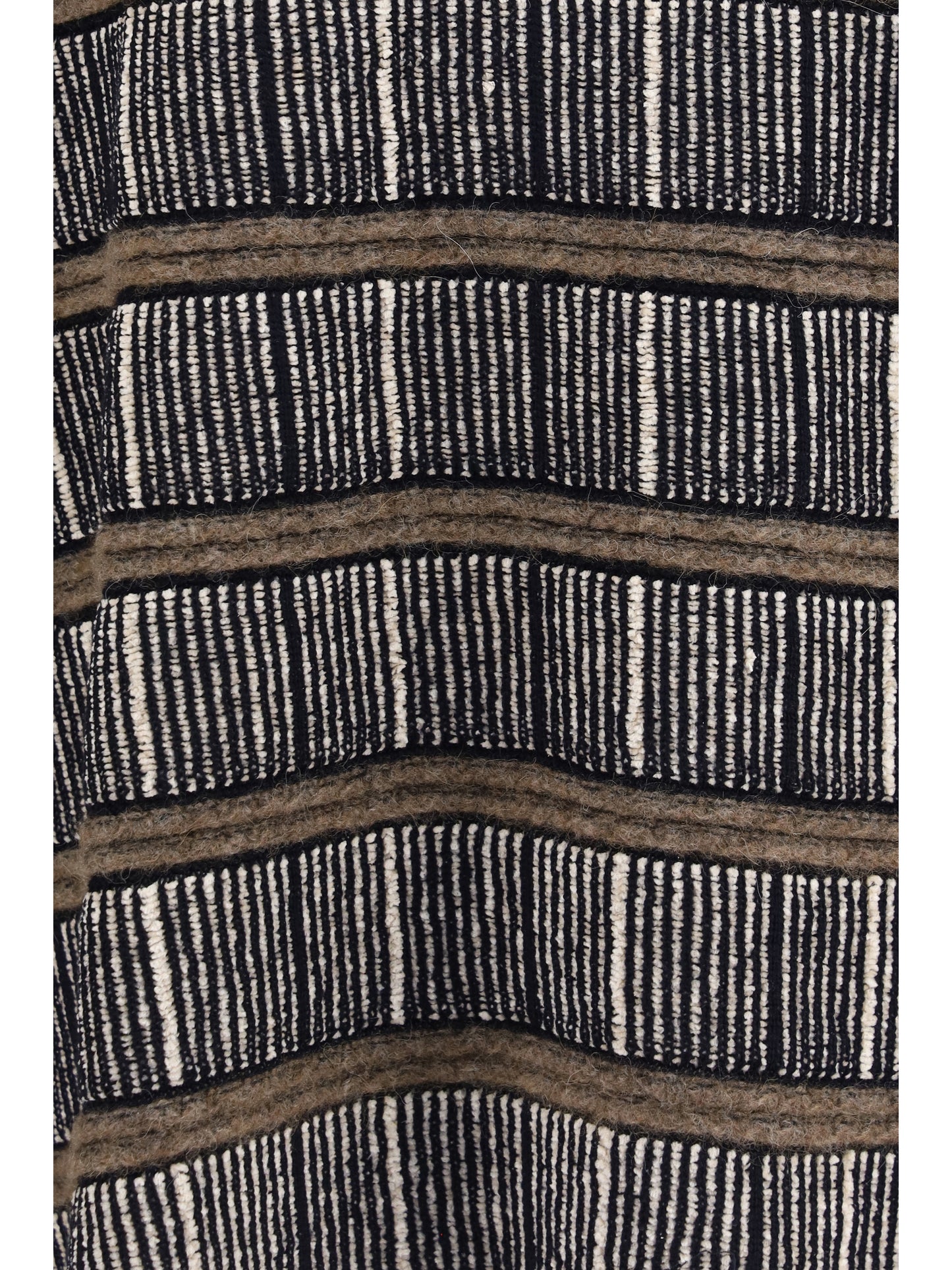 Giorgio Armani Men Oversized Ribbed Sweater In Silk And Virgin Wool Blend GIORGIO ARMANI