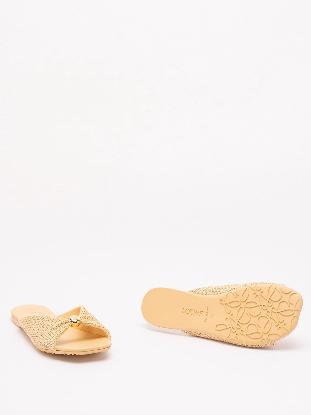 Loewe Women Paula`S Ibiza `Pebble Soft` Slides LOEWE