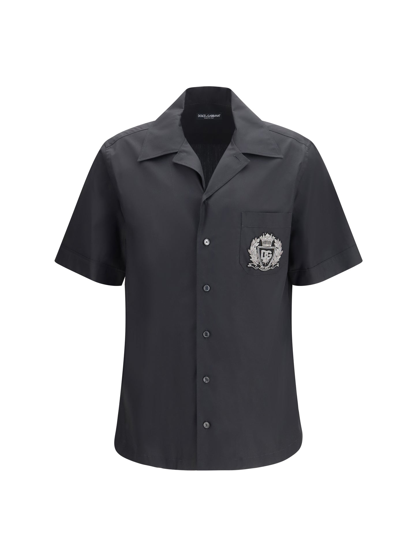 Dolce & Gabbana Men Hawaii Shirt In Cotton Poplin DOLCE & GABBANA