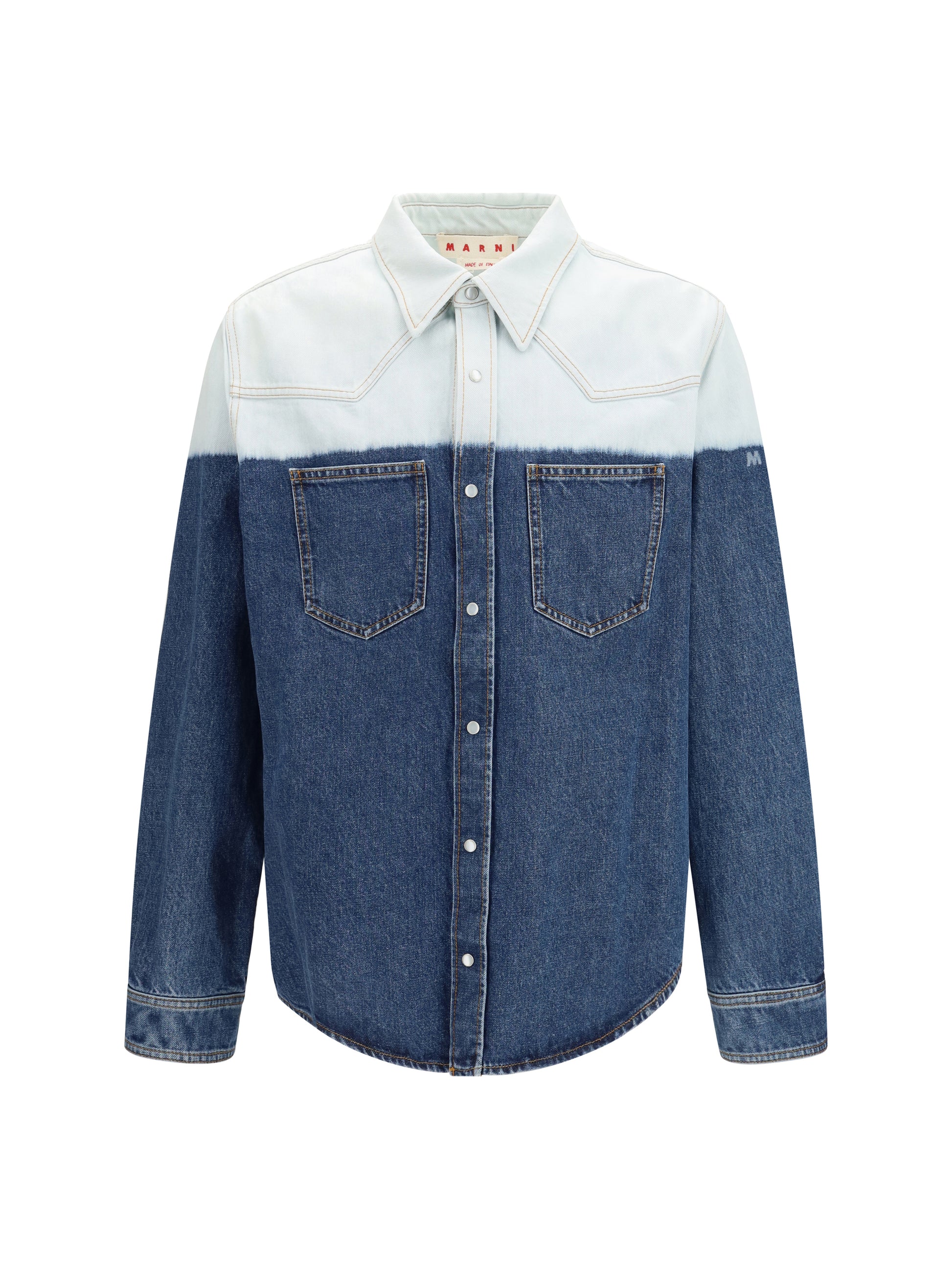Marni Men Dip-Dye Denim Shirt MARNI