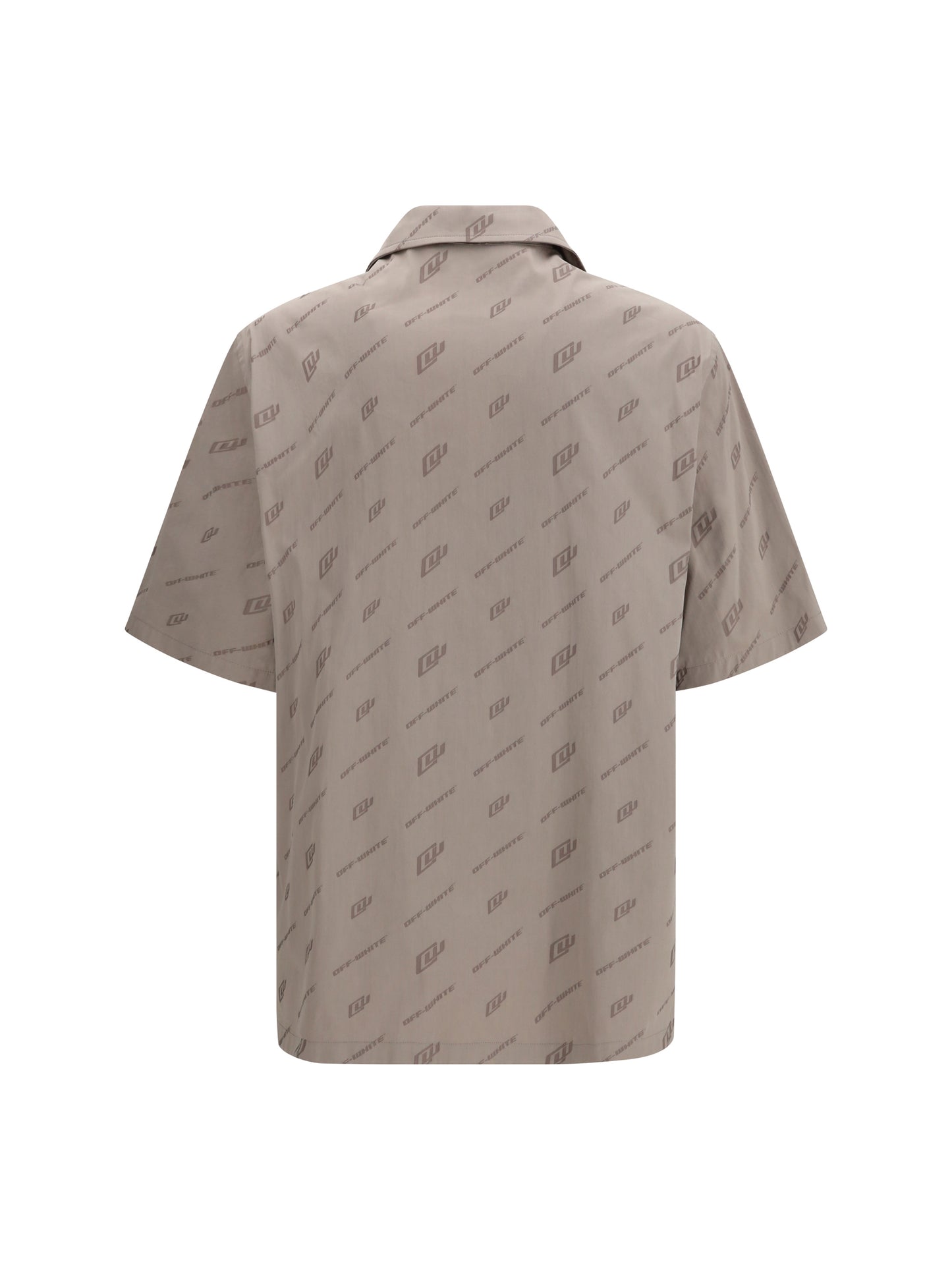 Off-White Men Printed Bowling Shirt OFF-WHITE