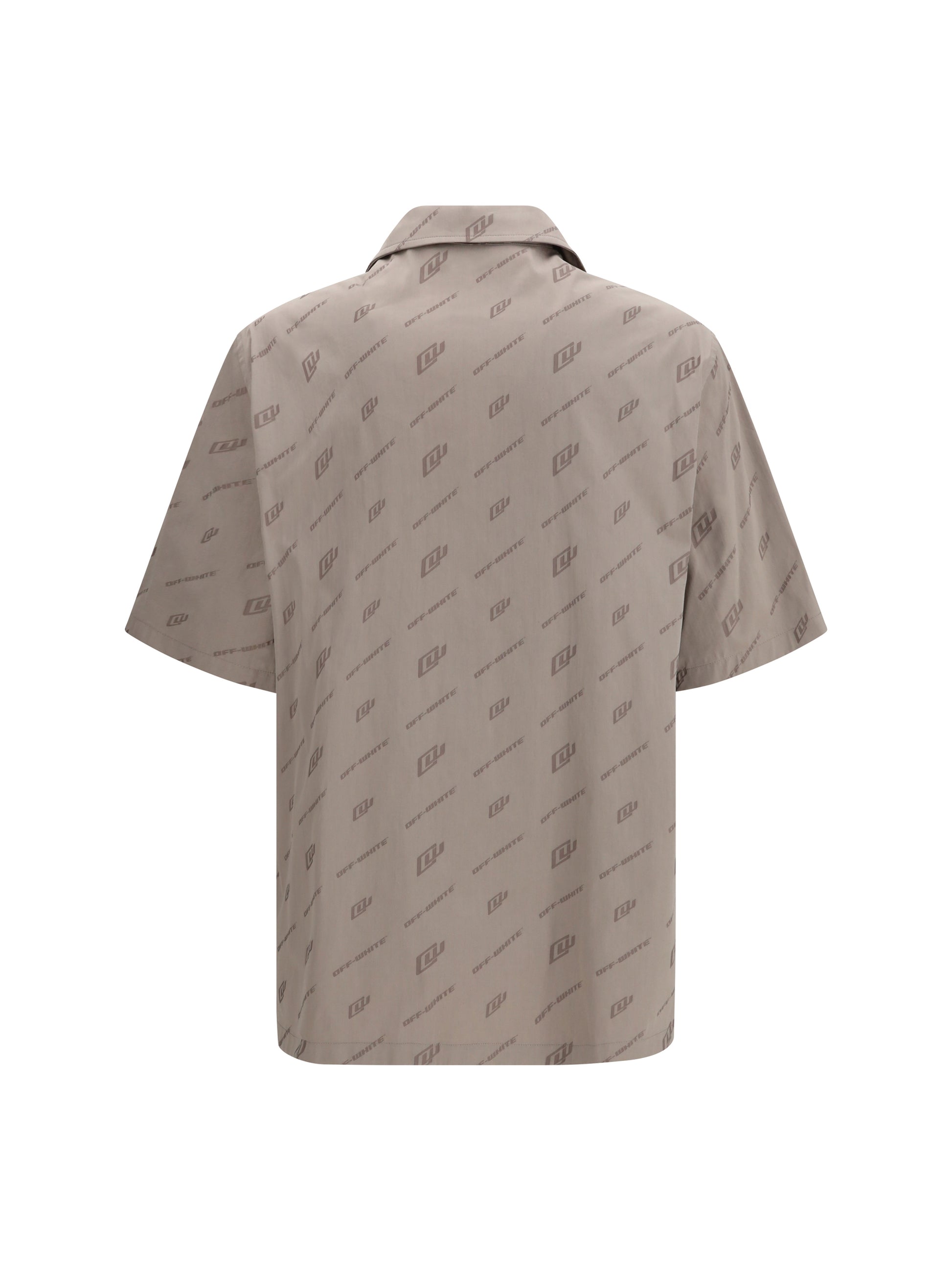 Off-White Men Printed Bowling Shirt OFF-WHITE