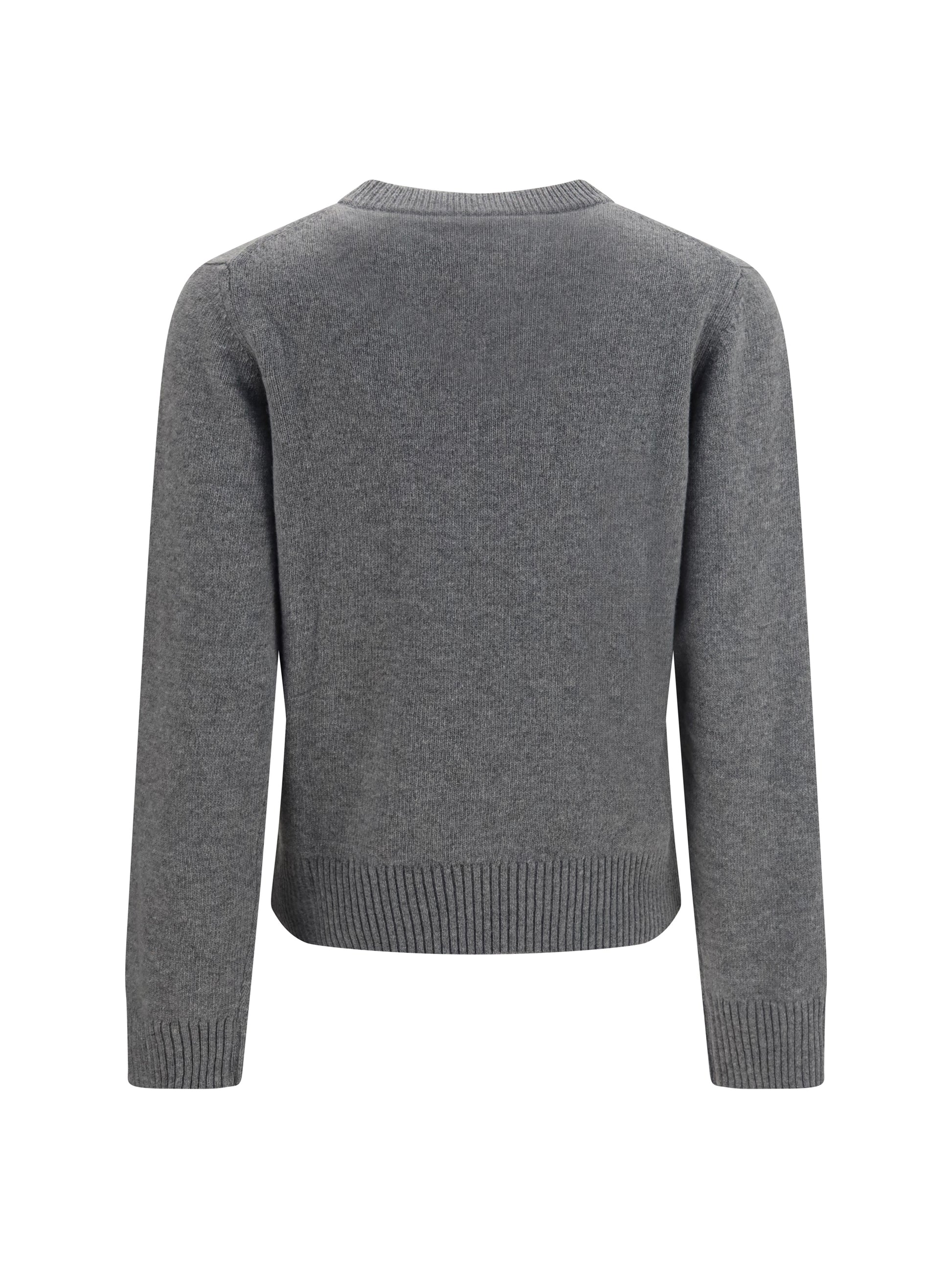 Ganni Women Teddy Wool Crewneck Sweater GANNI