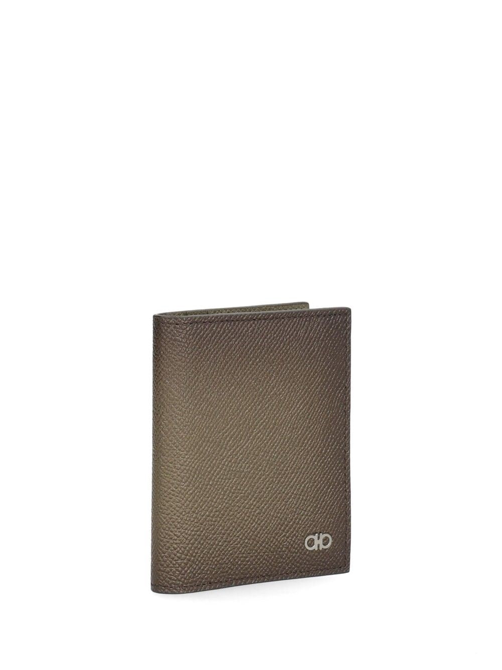 Ferragamo Men "Gancini" Micro Credit Card Holder FERRAGAMO