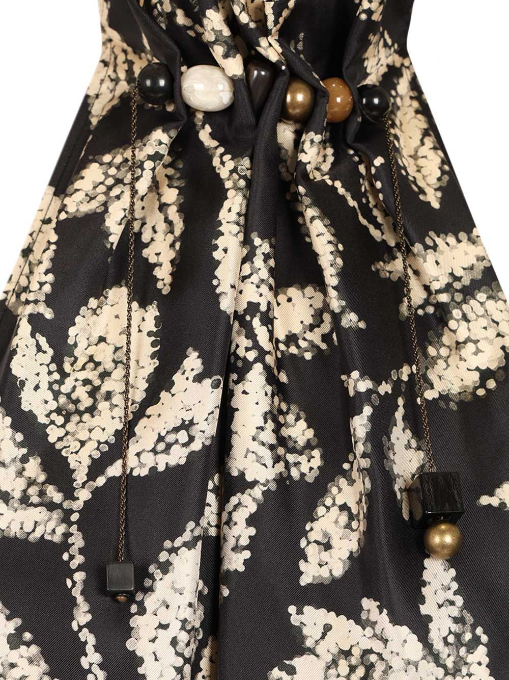 Max Mara Women Printed Silk Twill Dress MAX MARA