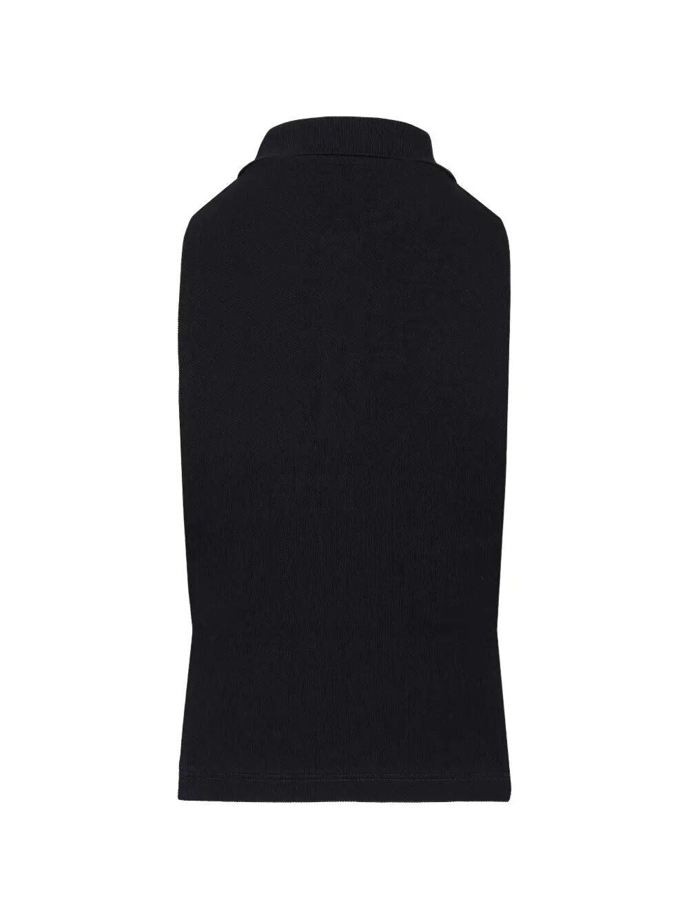 Miu Miu Women Sleeveless Piquet Polo Shirt MIU MIU
