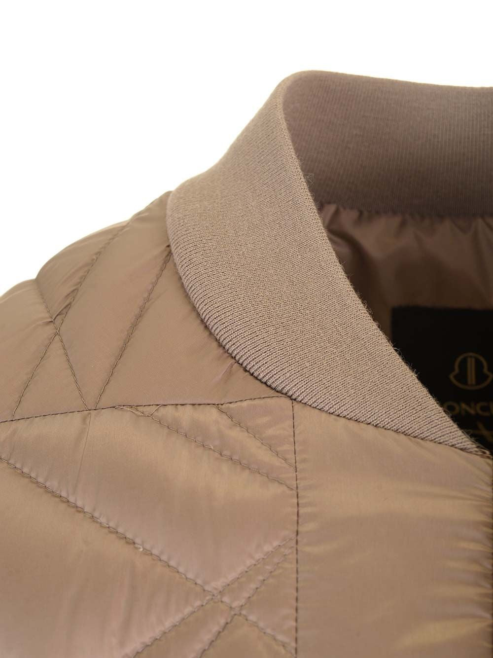 Moncler X Rick Owens Women "Megapenta" Padded Bomber Jacket MONCLER X RICK OWENS