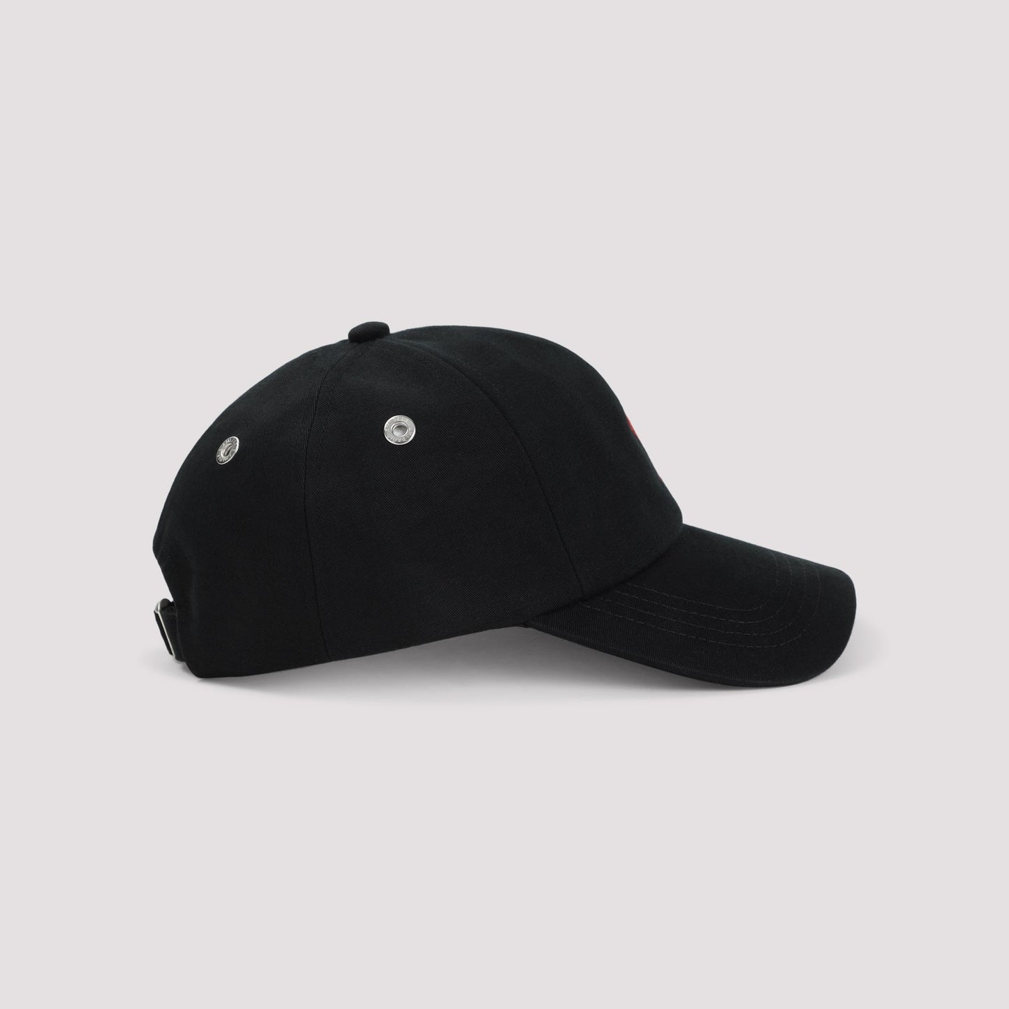Ami Paris Red Adc Embroidery Hat Men AMI PARIS