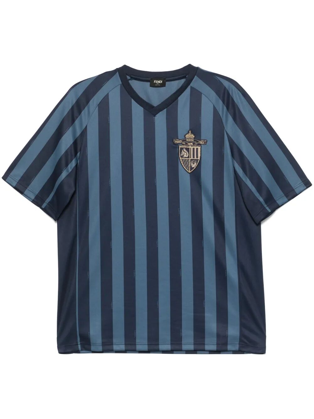 Fendi Men Pequin Fabric Fendi Club T-Shirt FENDI