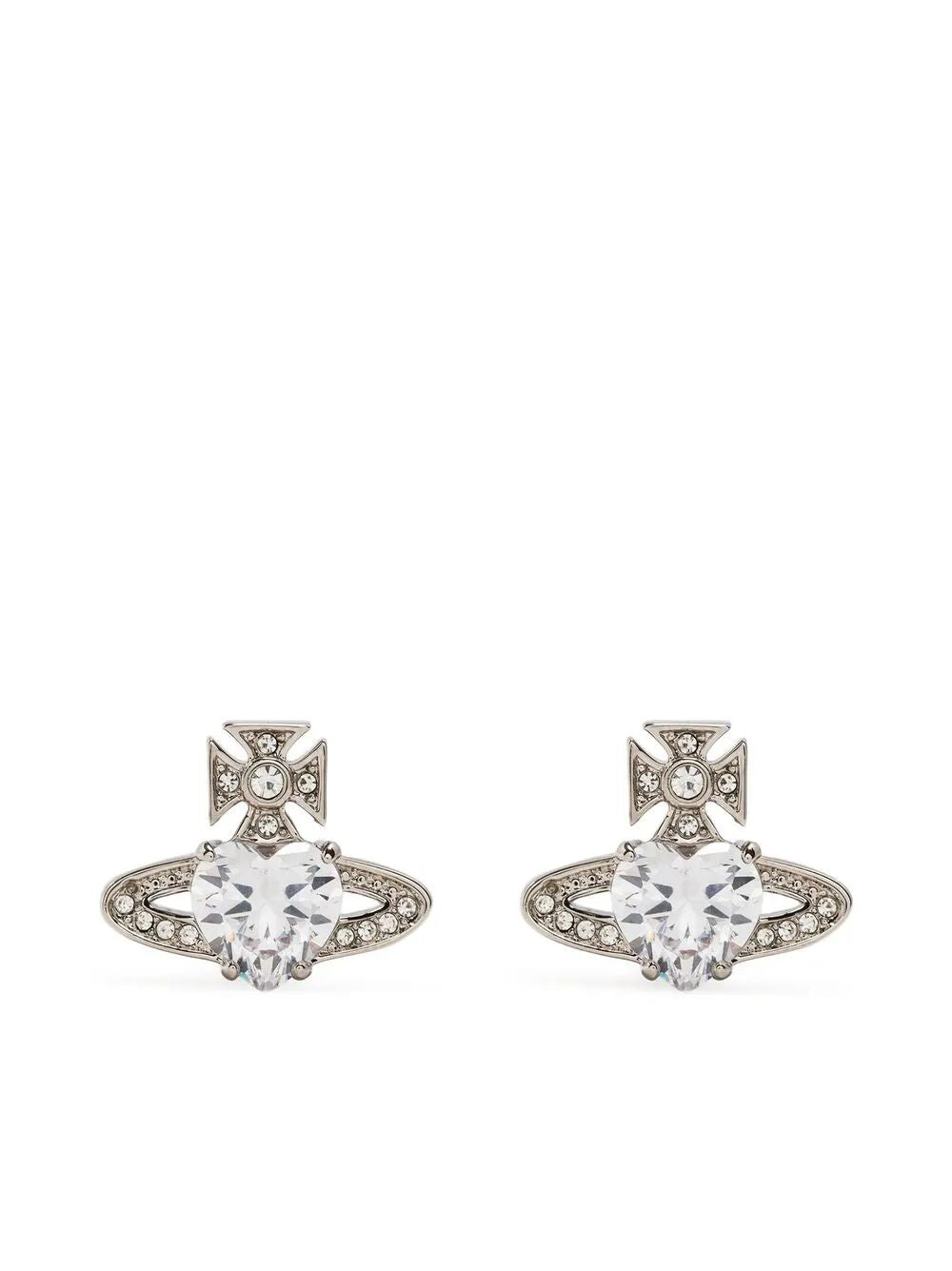 Vivienne Westwood Women Ariella Heart-Shaped Stone Earrings VIVIENNE WESTWOOD