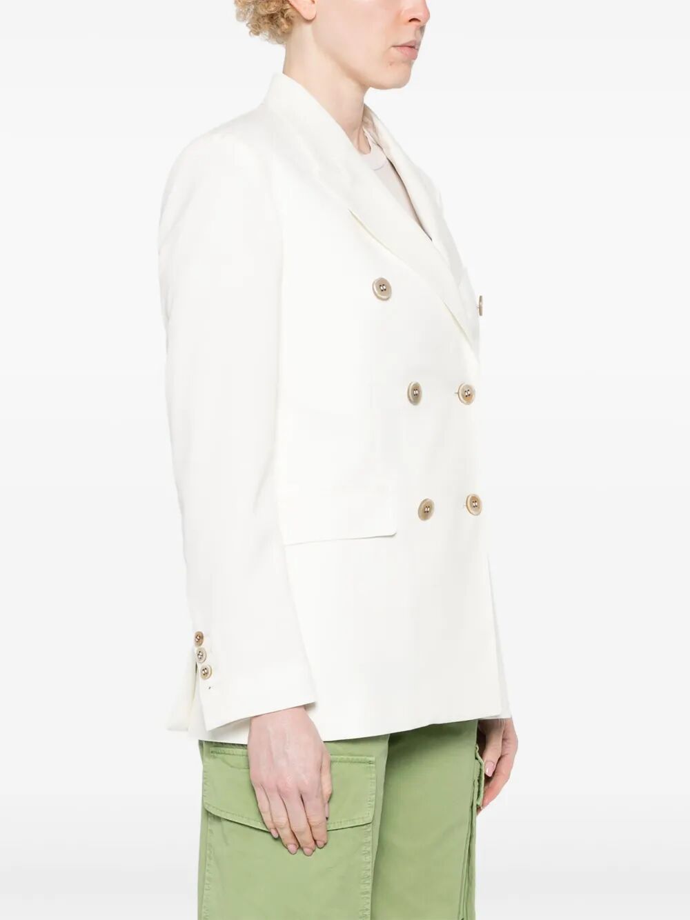 Golden Goose Women Double-Breasted Wool Blend Blazer GOLDEN GOOSE