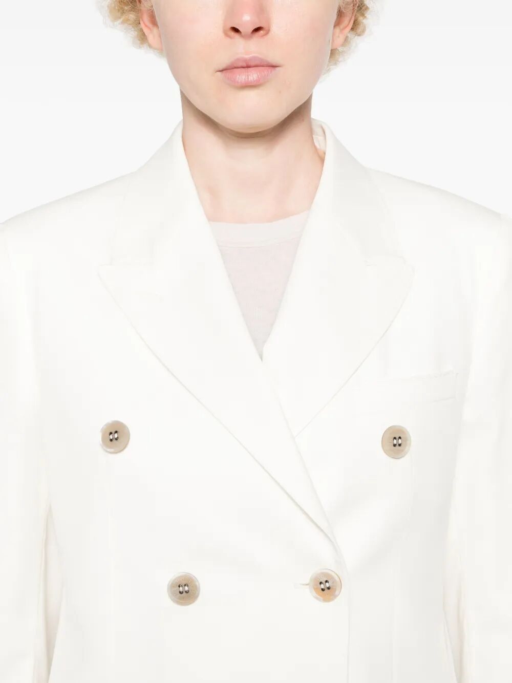 Golden Goose Women Double-Breasted Wool Blend Blazer GOLDEN GOOSE