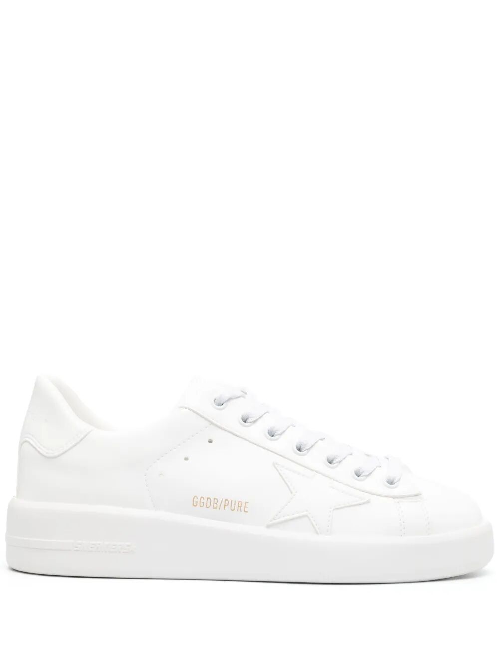 Golden Goose Women Purestar Vegan Sneakers With White Star And Heel Tab GOLDEN GOOSE