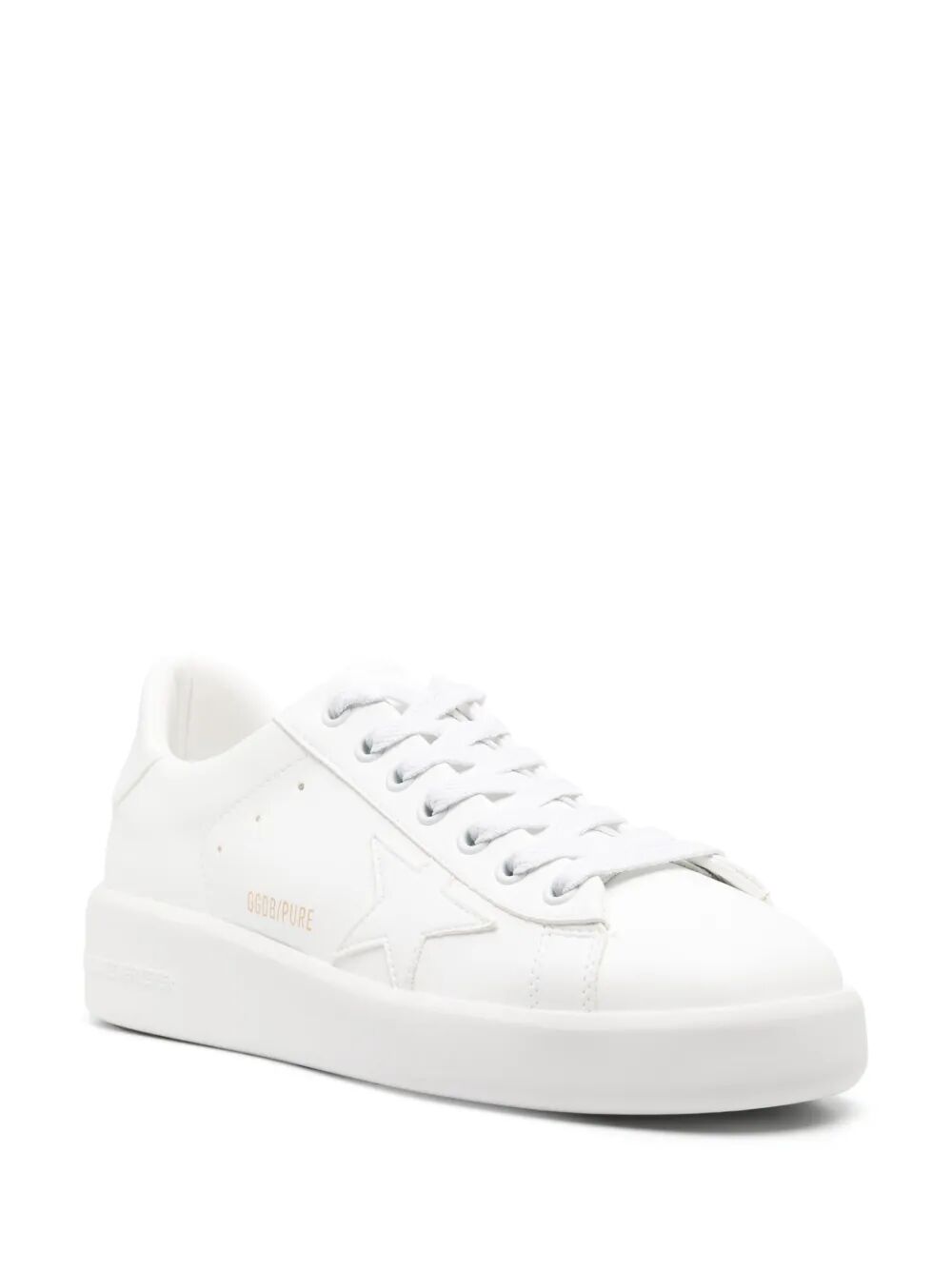 Golden Goose Women Purestar Vegan Sneakers With White Star And Heel Tab GOLDEN GOOSE