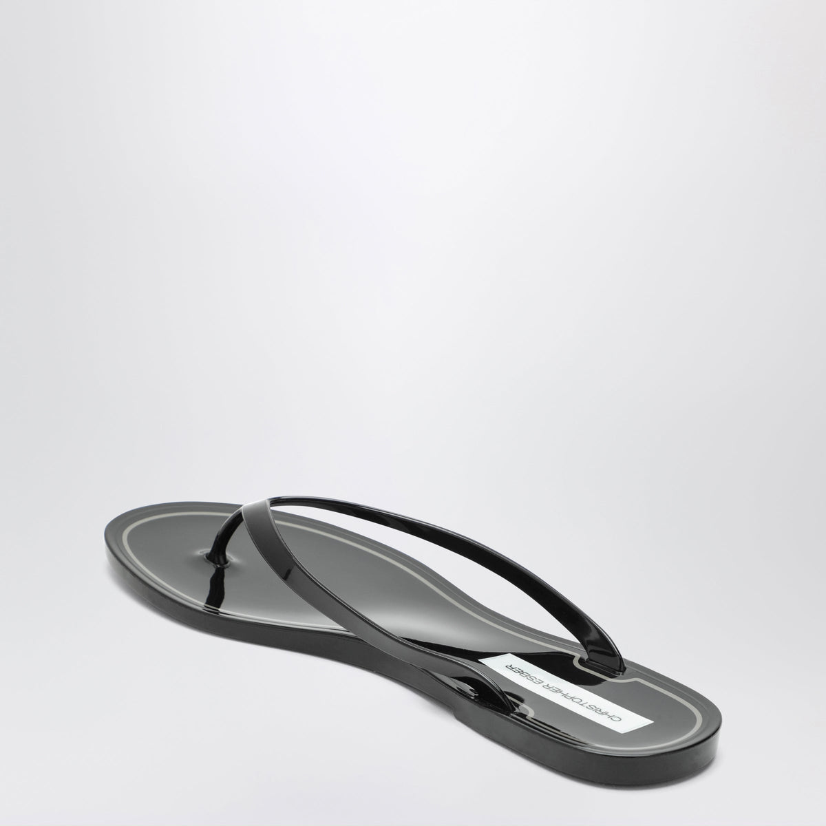 Christopher Esber Jo Thong Sandals, Transparent/Black Women CHRISTOPHER ESBER