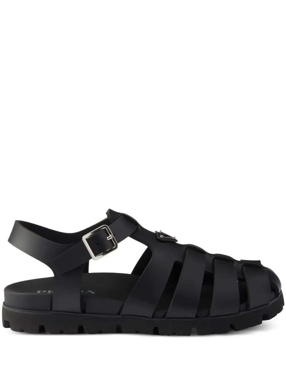 Prada Men Rubber Fisherman Sandals PRADA