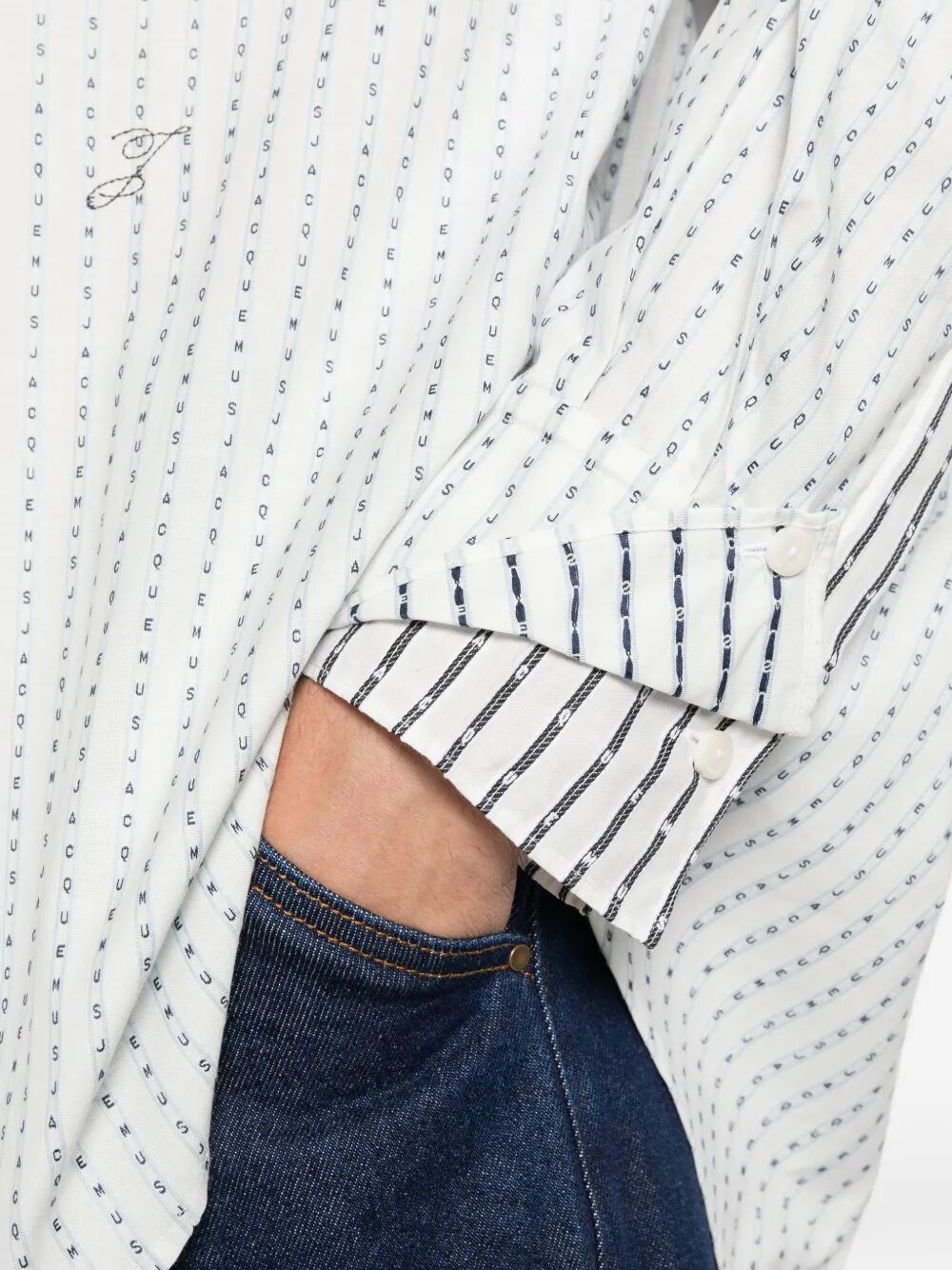 Jacquemus Men La Chemise Letro In Cotton JACQUEMUS