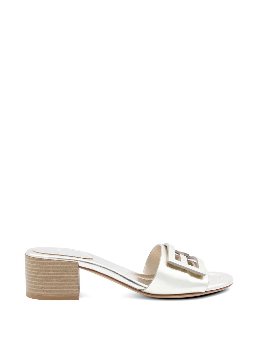 Fendi Women Slide Vitello Lamin+Ff Vit.Lam FENDI