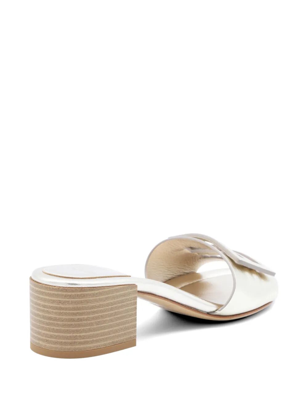 Fendi Women Slide Vitello Lamin+Ff Vit.Lam FENDI