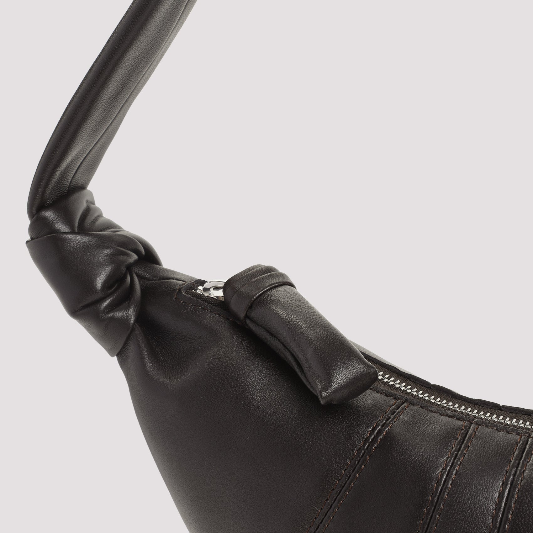 Lemaire Leather Croissant Zip Bag Women LEMAIRE