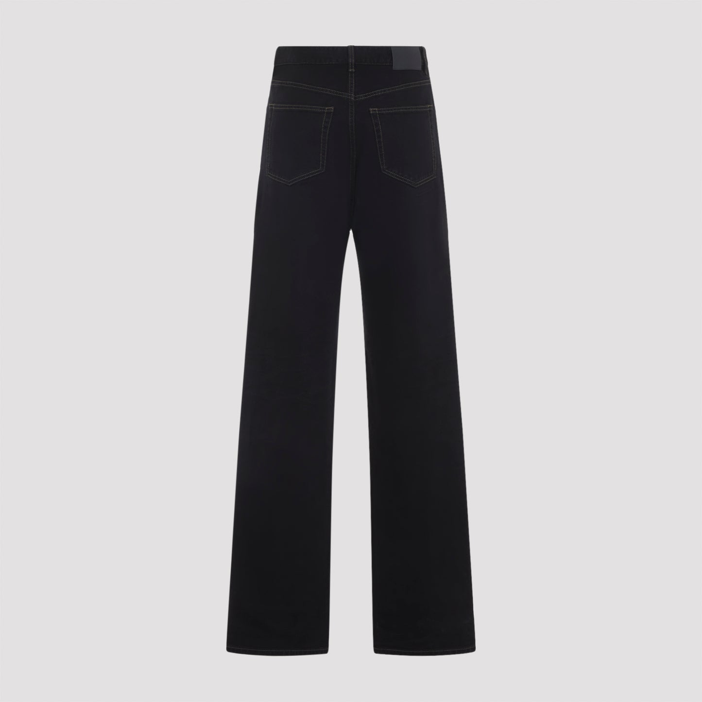 Saint Laurent V-Waist Long Baggy Jeans Women SAINT LAURENT