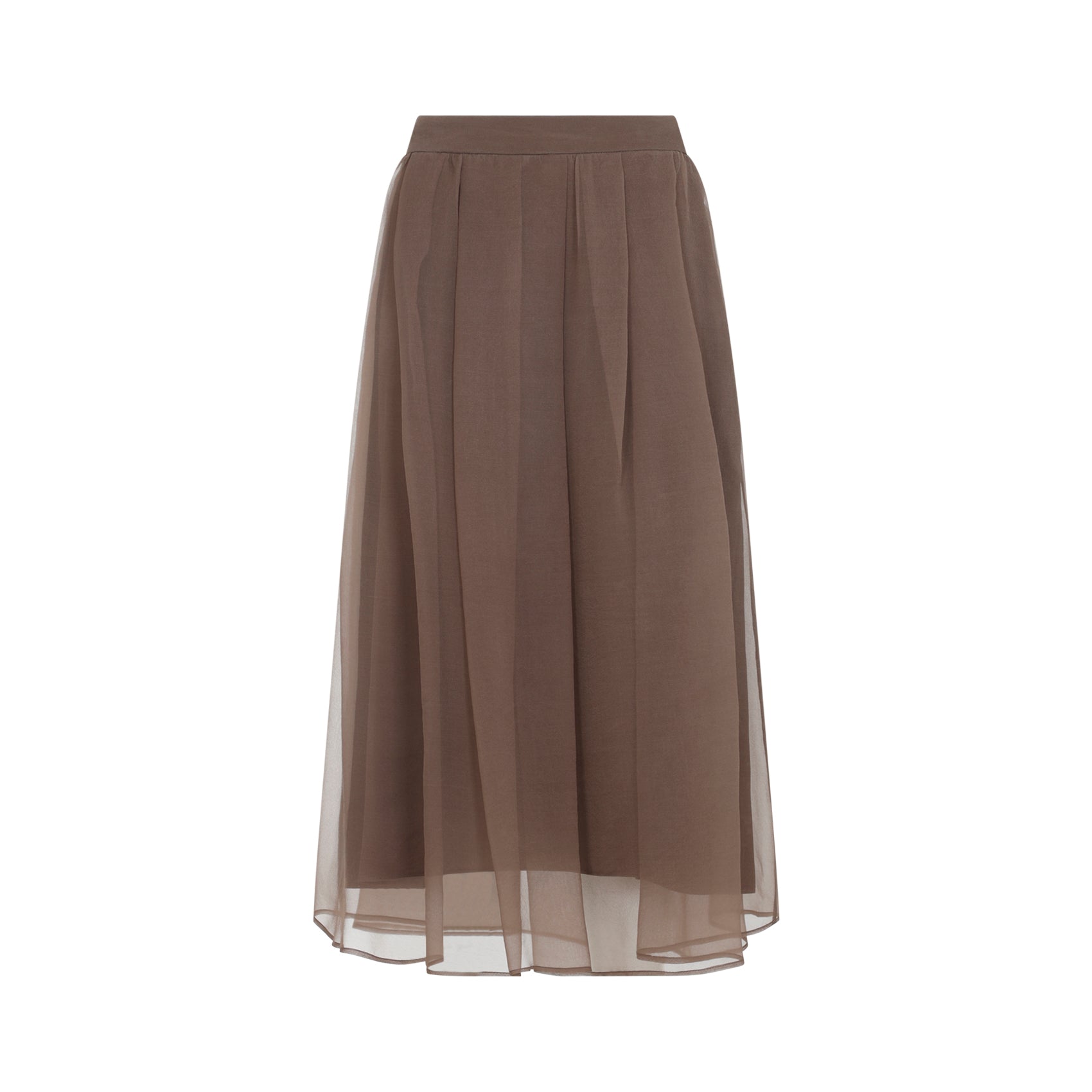 Brunello Cucinelli Midi Voile Skirt Women BRUNELLO CUCINELLI