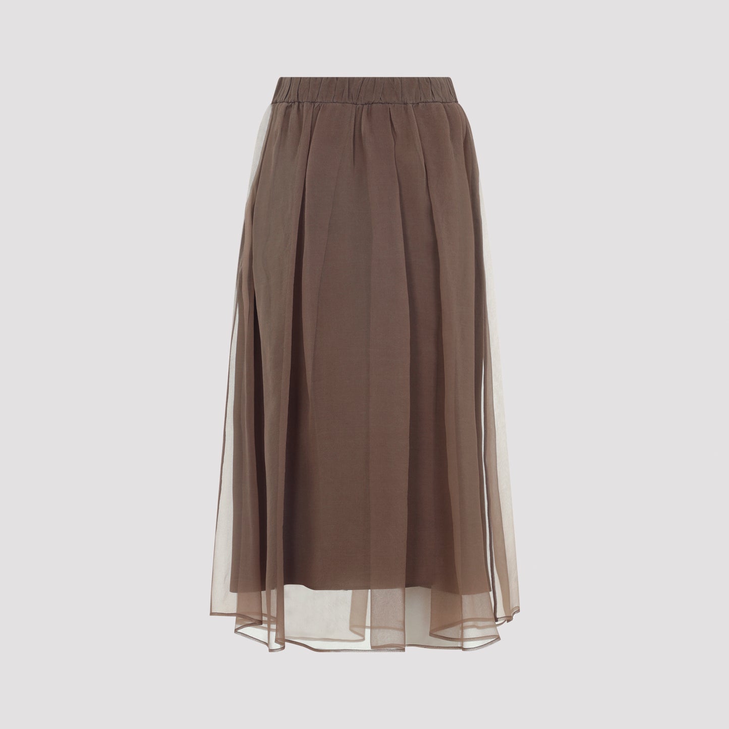 Brunello Cucinelli Midi Voile Skirt Women BRUNELLO CUCINELLI