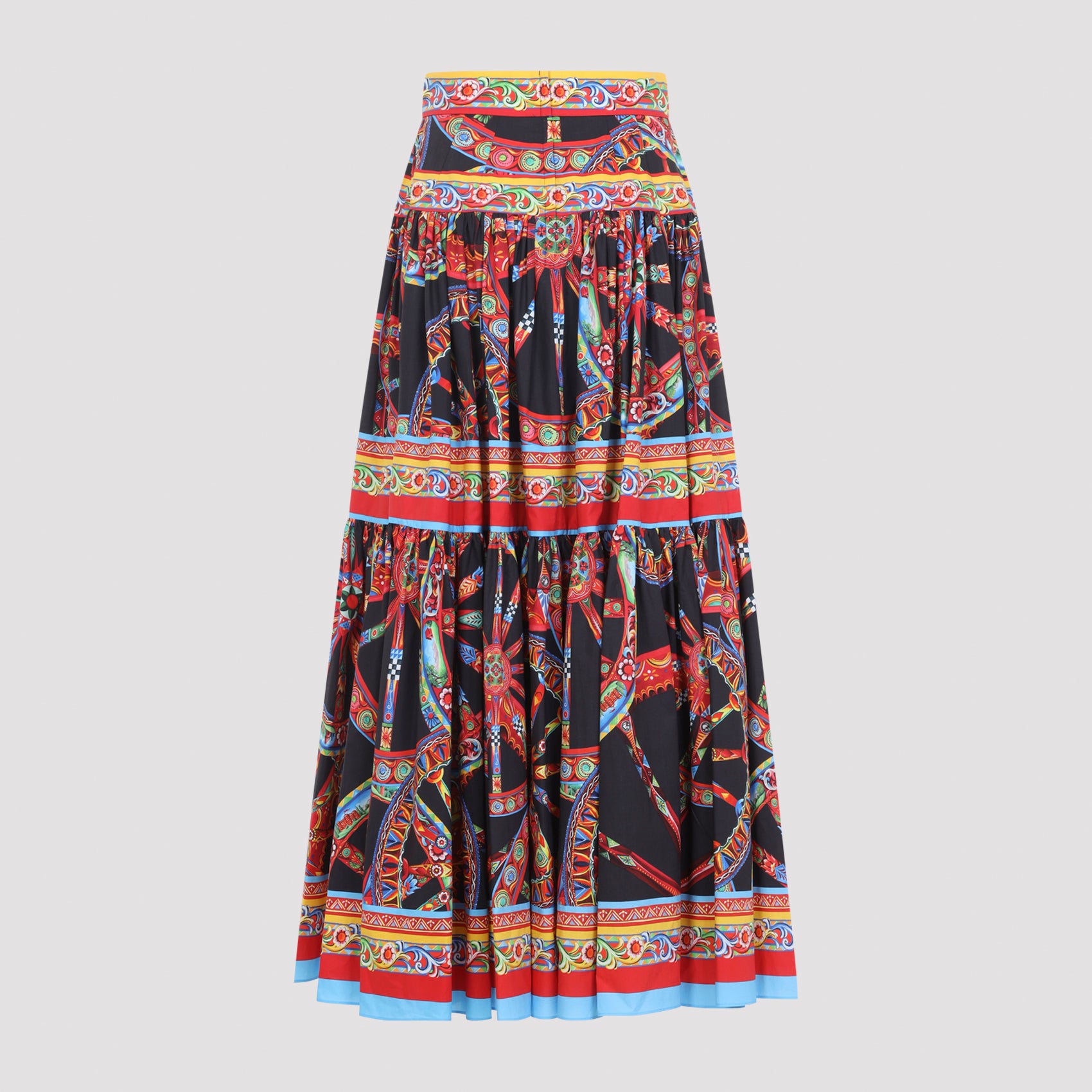 Dolce & Gabbana Popeline Midi Carretto Skirt Women DOLCE & GABBANA